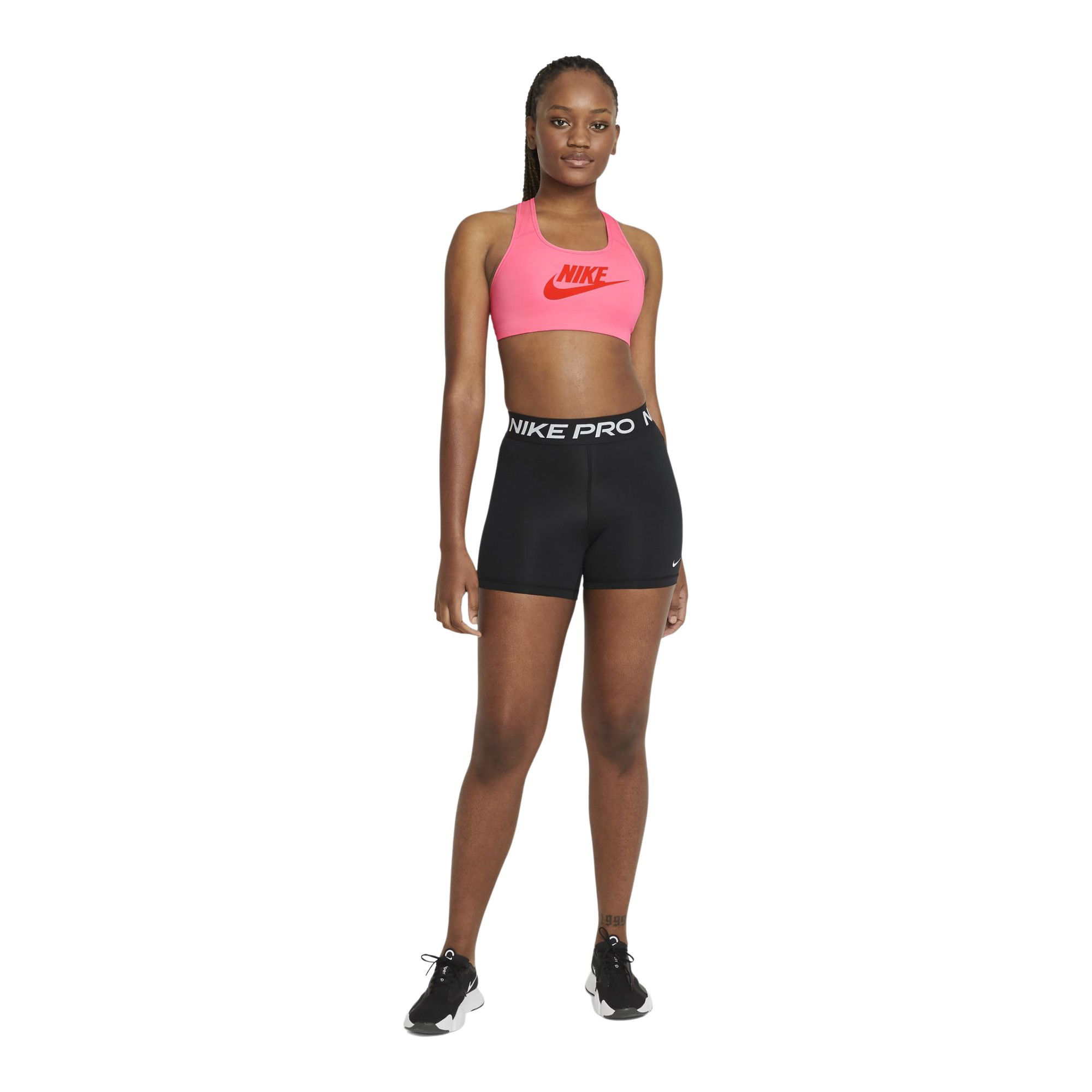 Nike Dri-Fit Swoosh Medium-Support Non-Padded Training Kadın Bra