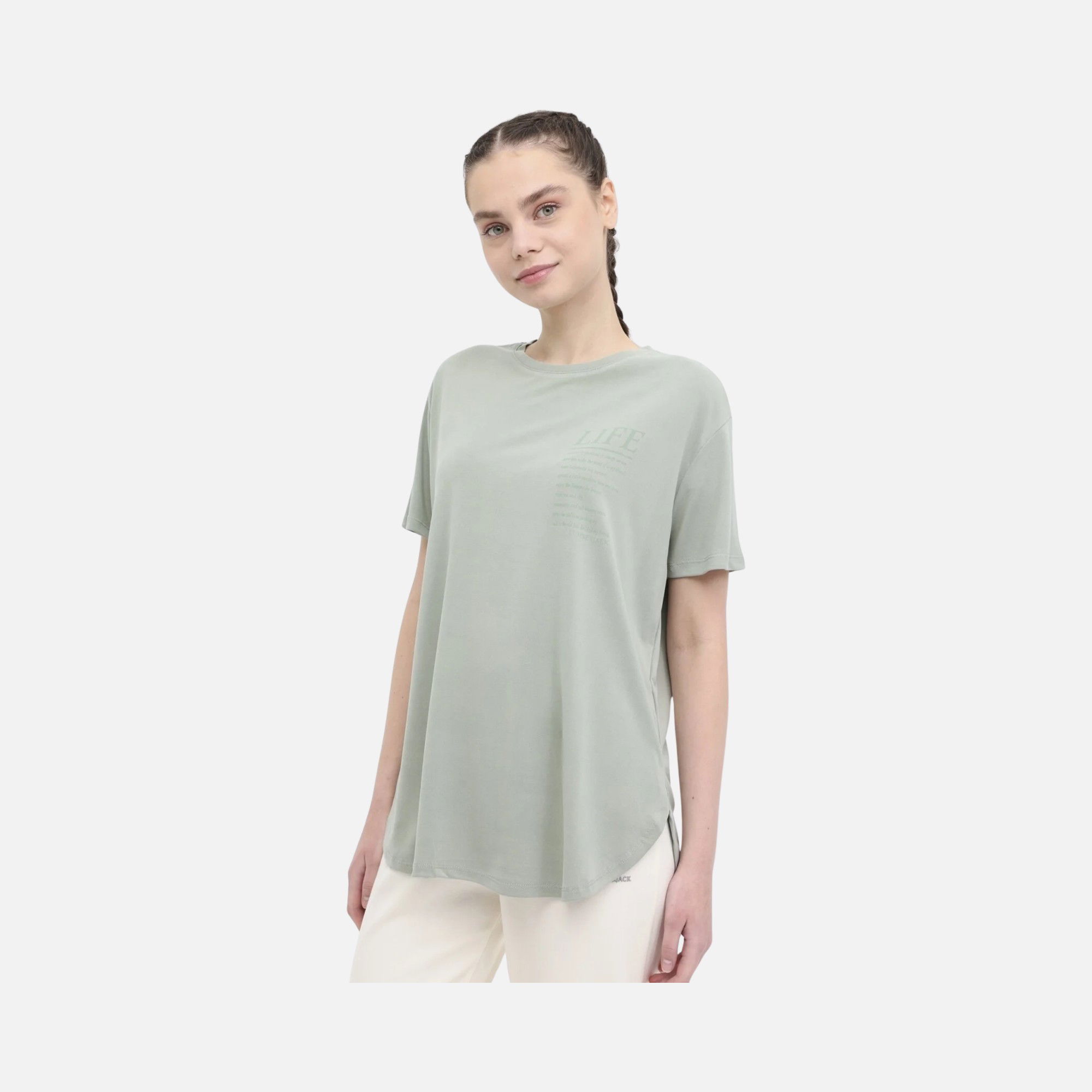 Lumberjack Sportswear Forest 11MD1016 Short-Sleeve Kadın Tişört