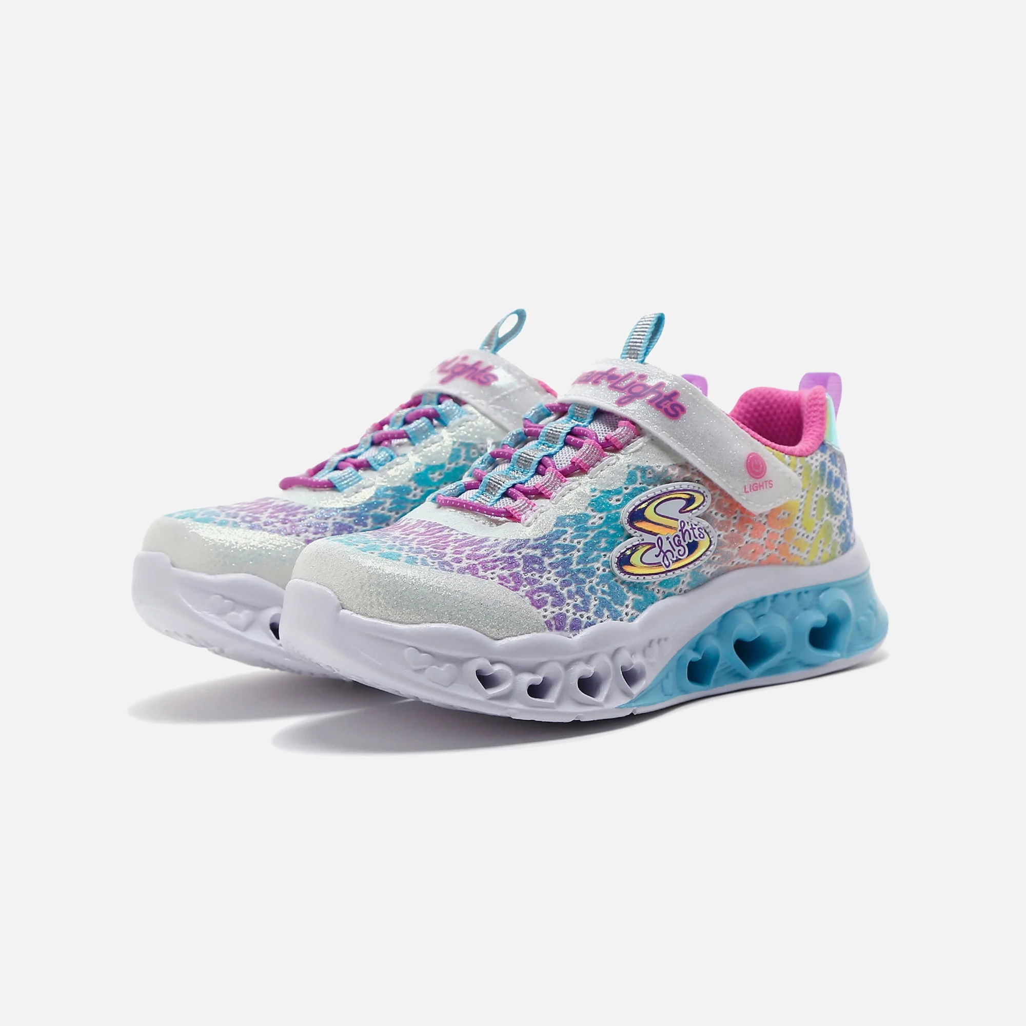 Skechers Sportswear Flutter Heart Lights Loves Wild Slip-on (Girls') Çocuk Spor Ayakkabı