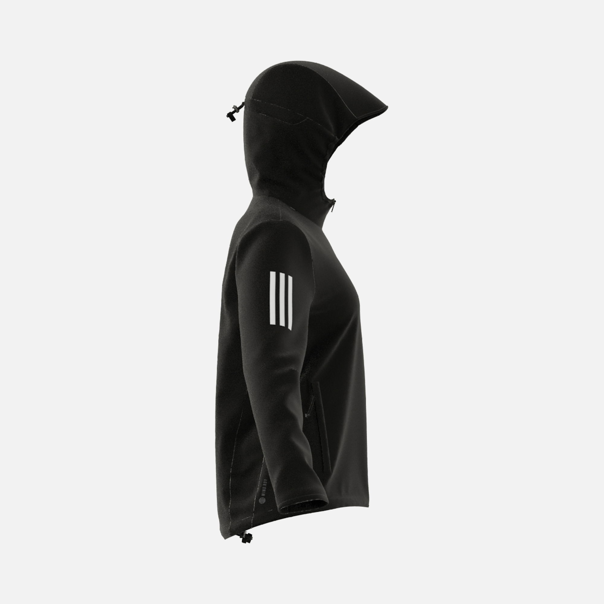 adidas Own the Run 3-Stripes Hooded Running Windbreaker Kadın Ceket