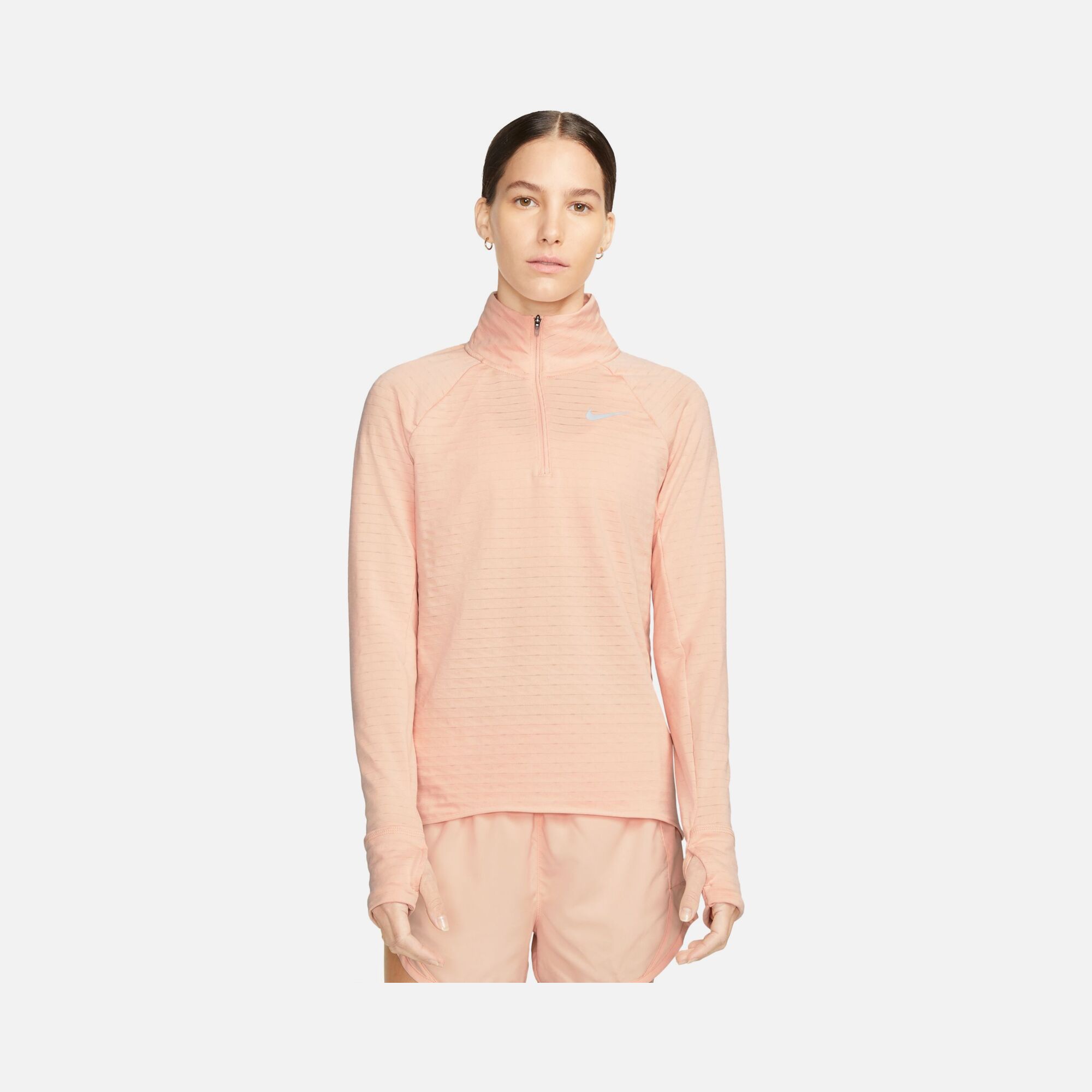 Nike Therma-Fit Element 1/2-Zip Running Long-Sleeve Kadın Tişört