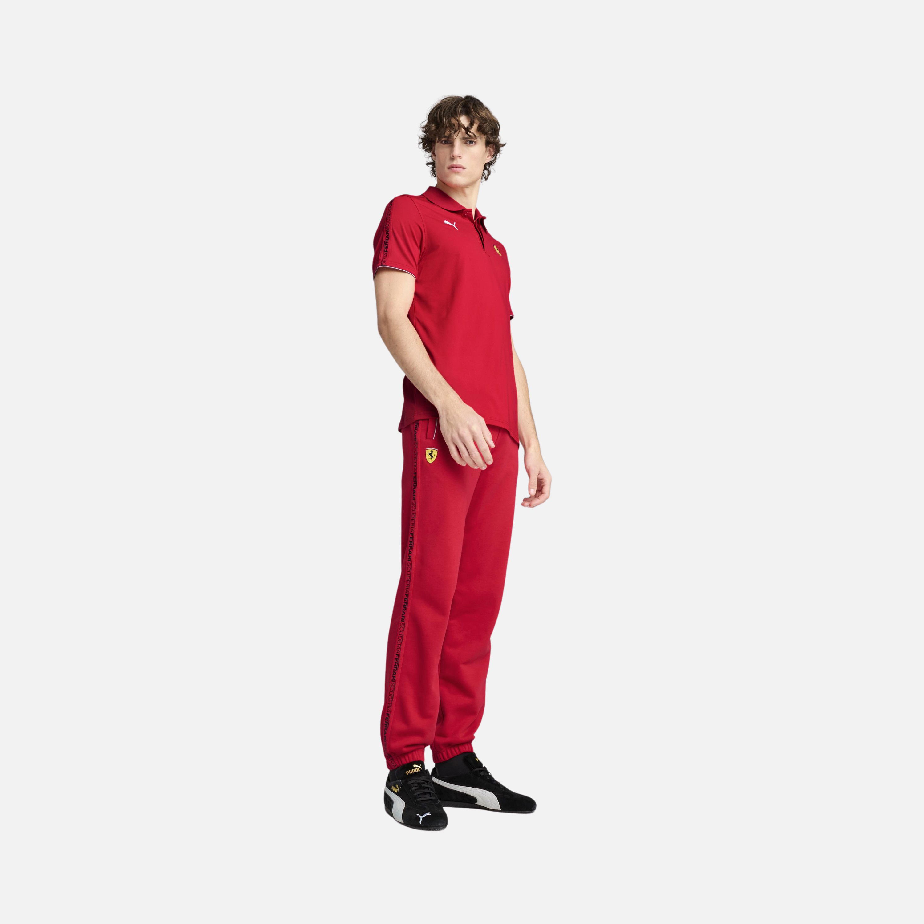 Puma Scuderia Ferrari Race Cloudspun Polo Short-Sleeve Erkek Tişört