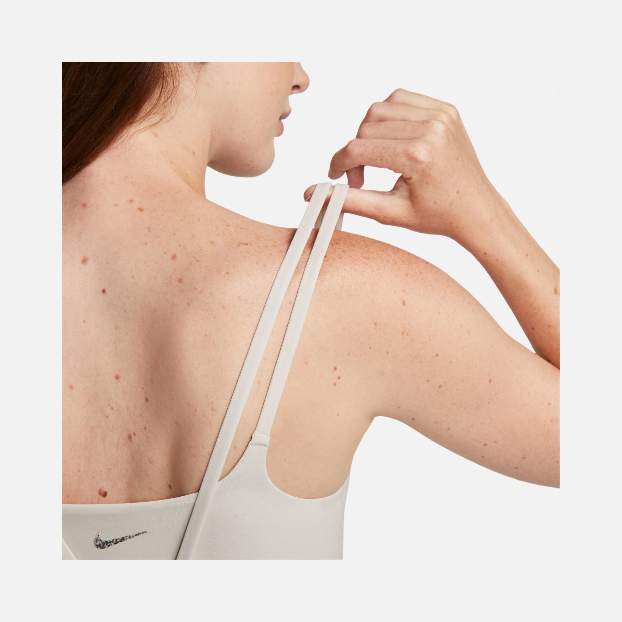 Nike Dri-Fit Alate Trace Light-Support Padded Strappy Training Kadın Bra