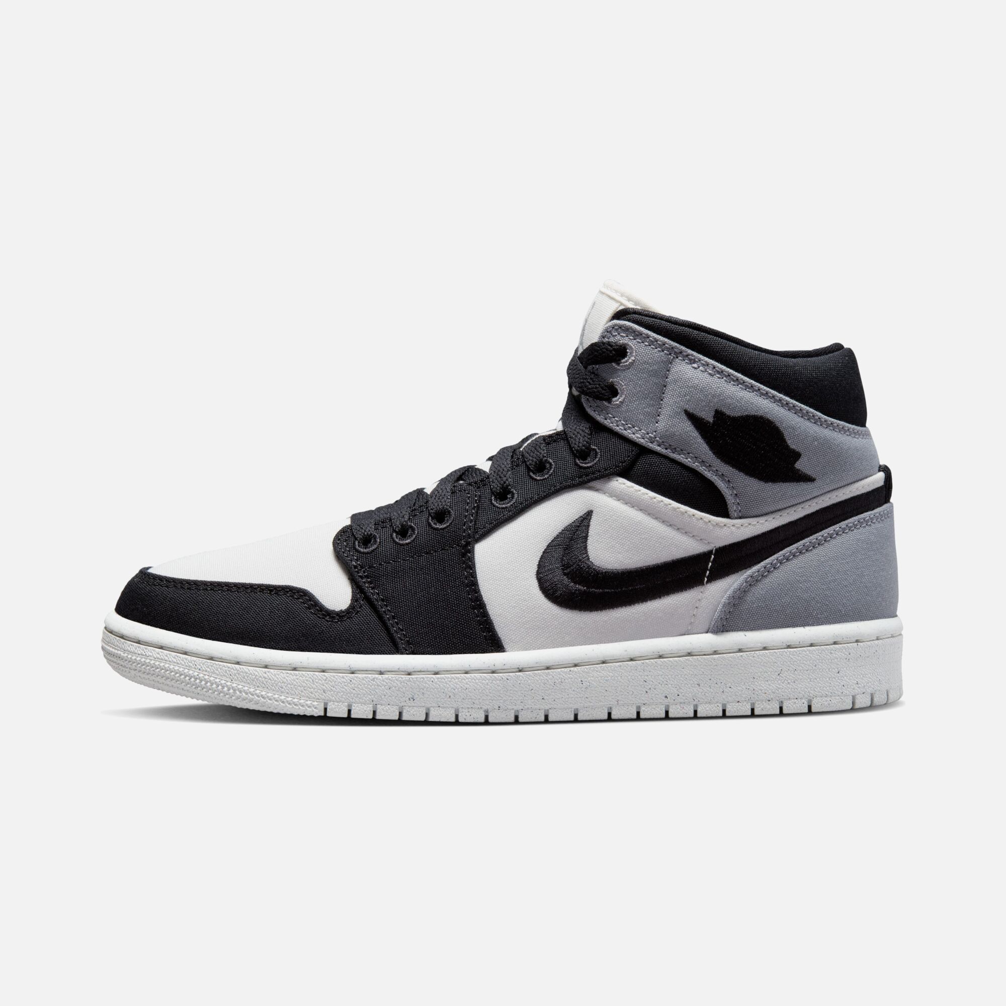 Nike Air Jordan 1 Mid SE ''Custom Swoosh Logo'' Kadın Spor Ayakkabı