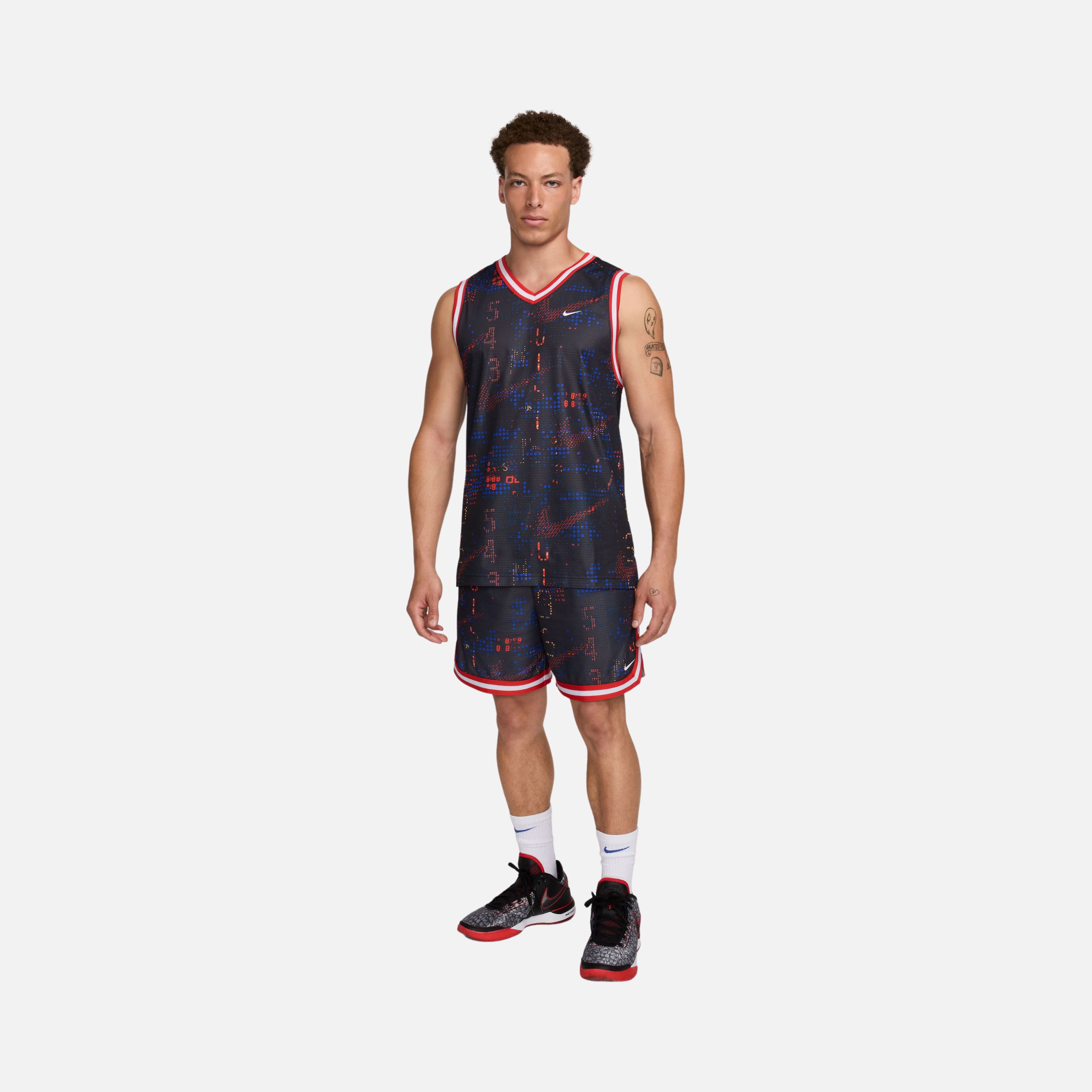 Nike DNA Dri-Fit ''Their Scoreboard-Inspired Printed'' Erkek Basketbol Forma