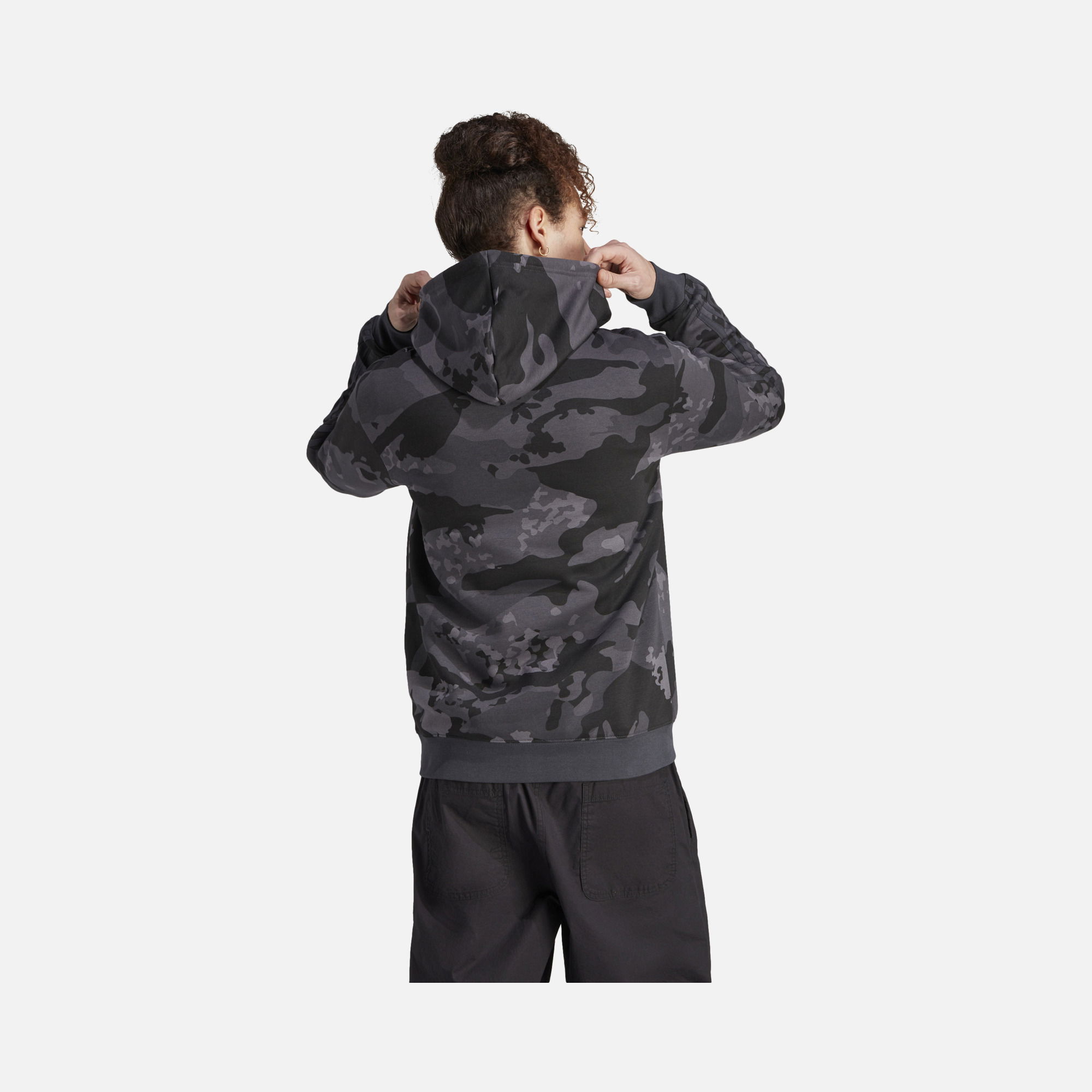 adidas Sportswear Graphics Camuoflage Hoodie Erkek Sweatshirt