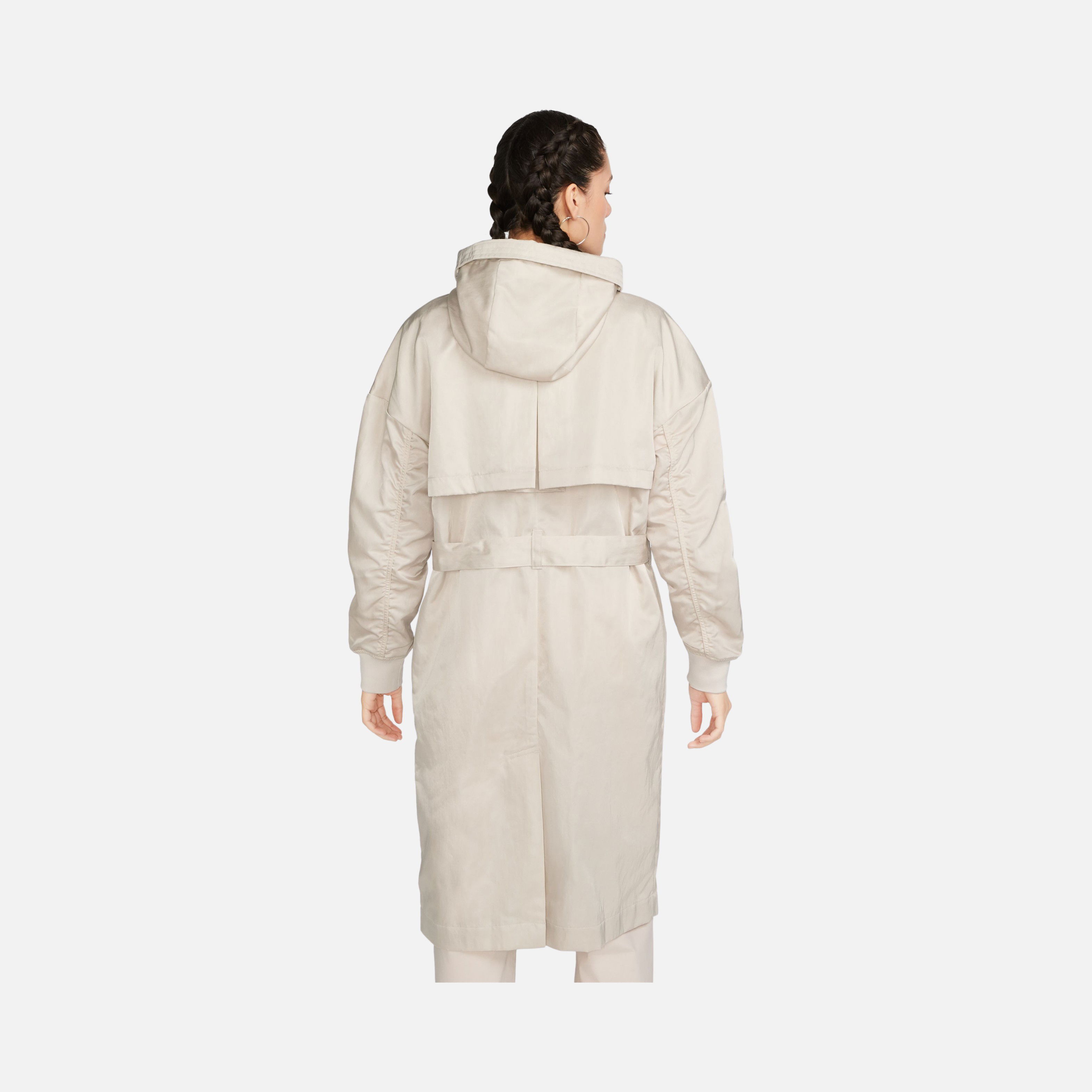 Nike Sportswear Essentials Trench Full Zipper & Snap Fastener Hoodie Kadın Ceket