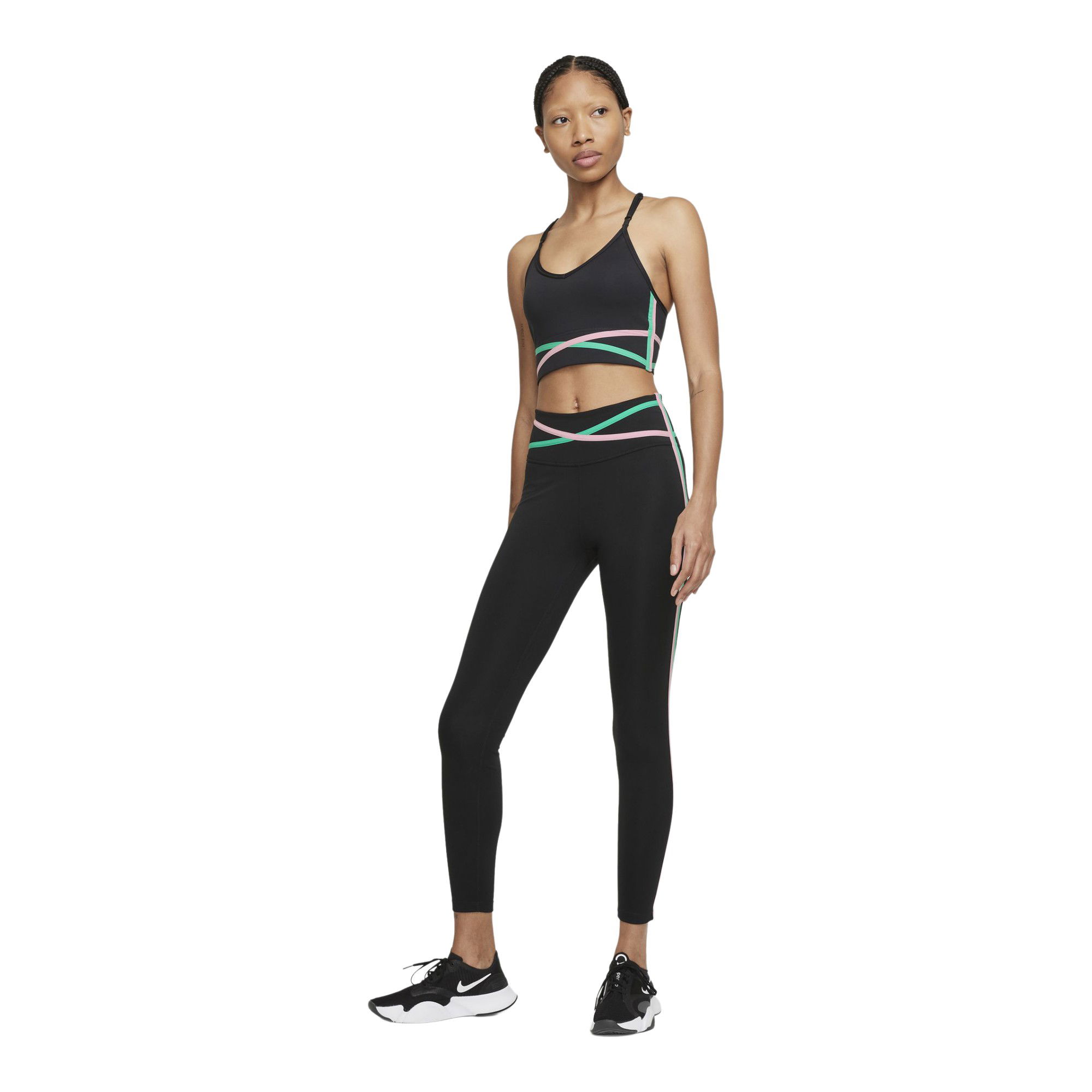 Nike Dri-Fit One Mid-Rise 7/8 Taped Kadın Tayt