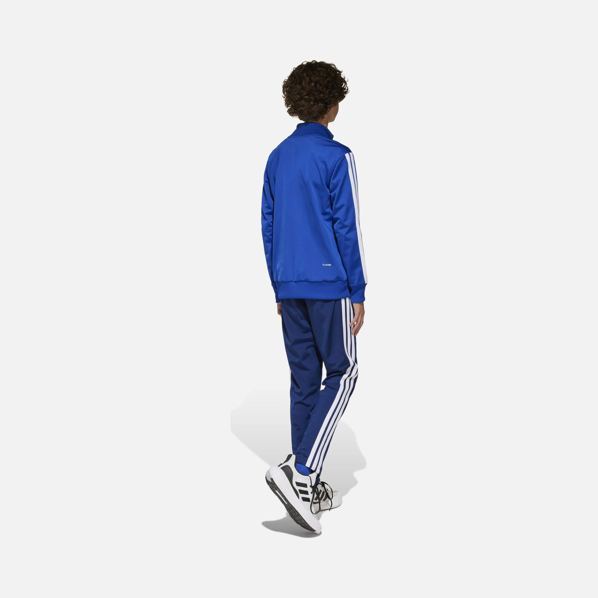adidas Climacool Sportswear Seasonal Essentials Tiberio 3-Stripes Tricot Regular-Fit Full-Zip Çocuk Eşofman Takımı
