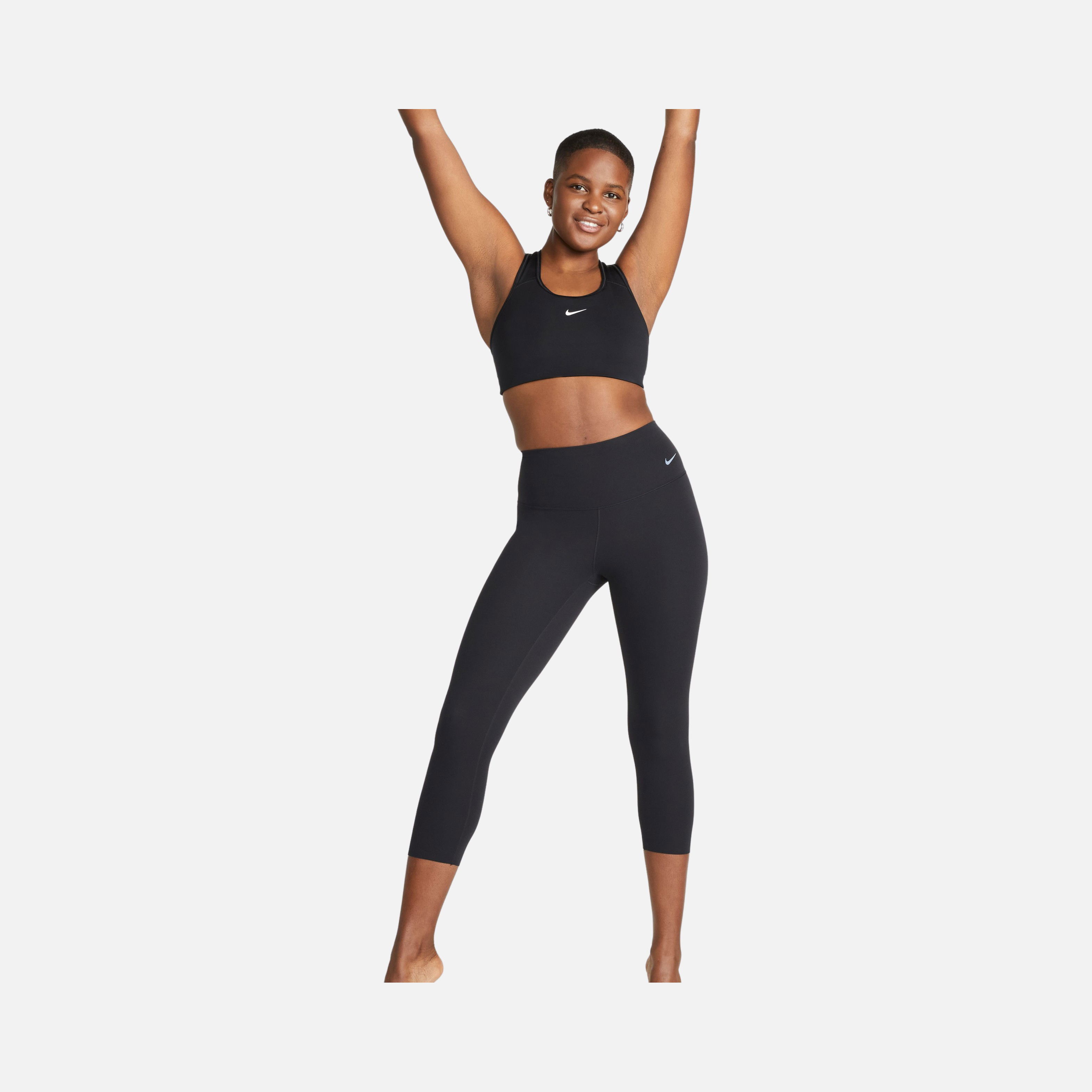 Nike Dri-Fit Zenvy Gentle-Support High-Waisted Cropped Training Kadın Tayt