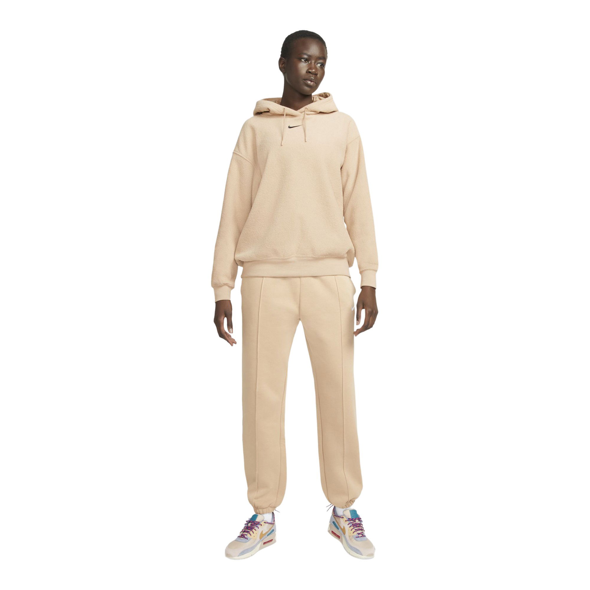 Nike Sportswear Essentials Plush Hoodie Kadın Sweatshirt