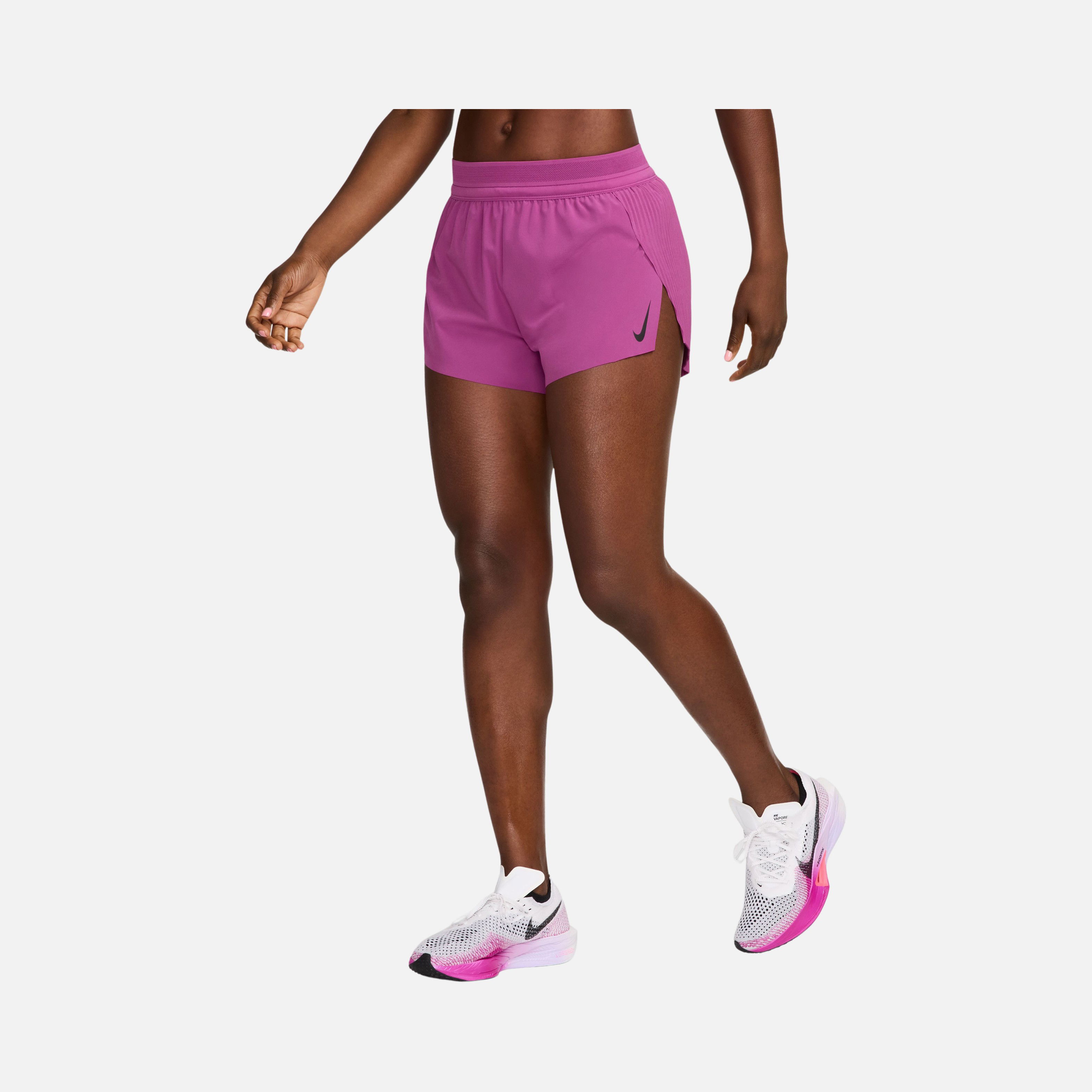 Nike AeroSwift Dri-Fit ADV Mid-Rise Brief-Lined 3" Running Kadın Şort