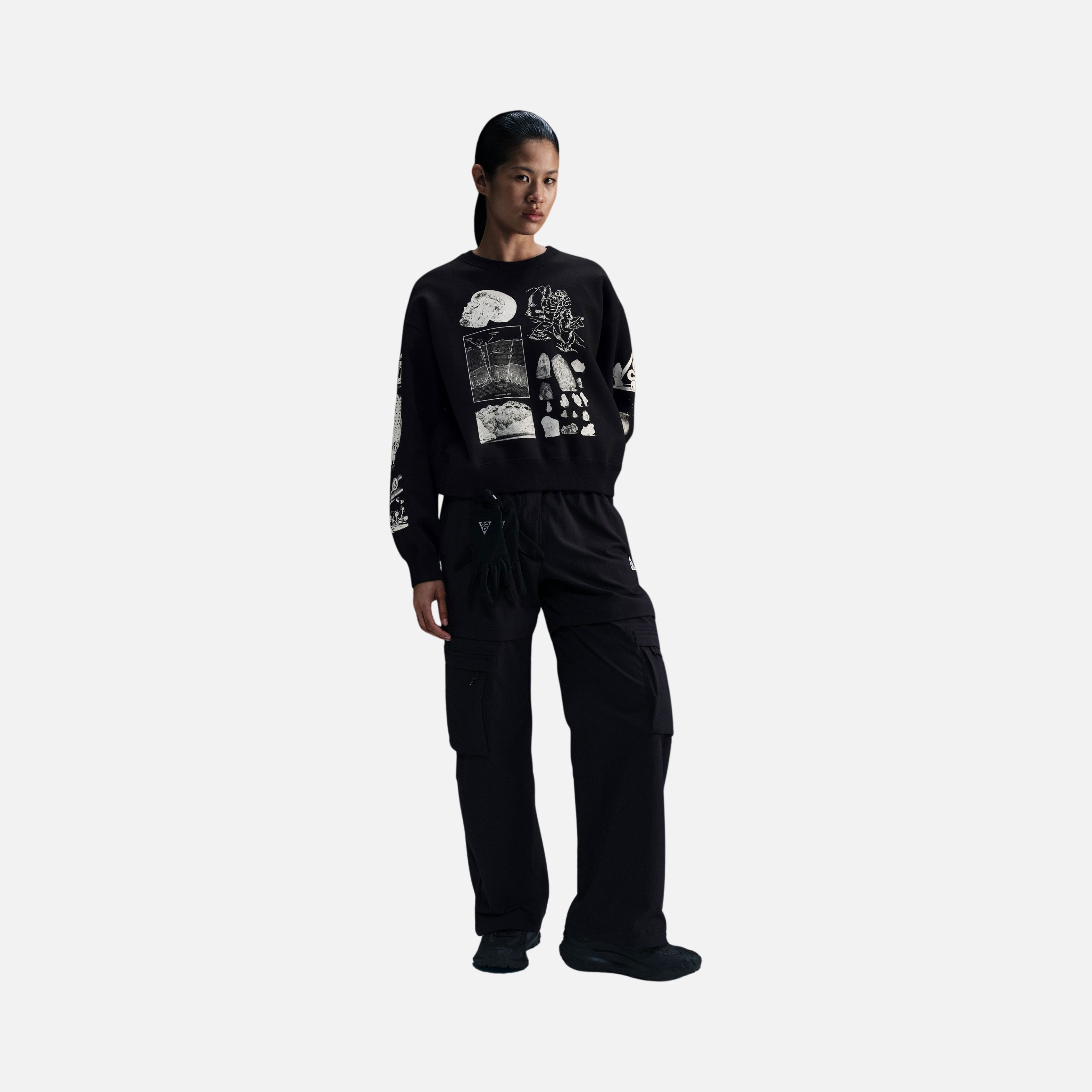 Nike Sportswear ACG "Tuff Fleece" Therma-Fit Repel Crew Kadın Sweatshirt