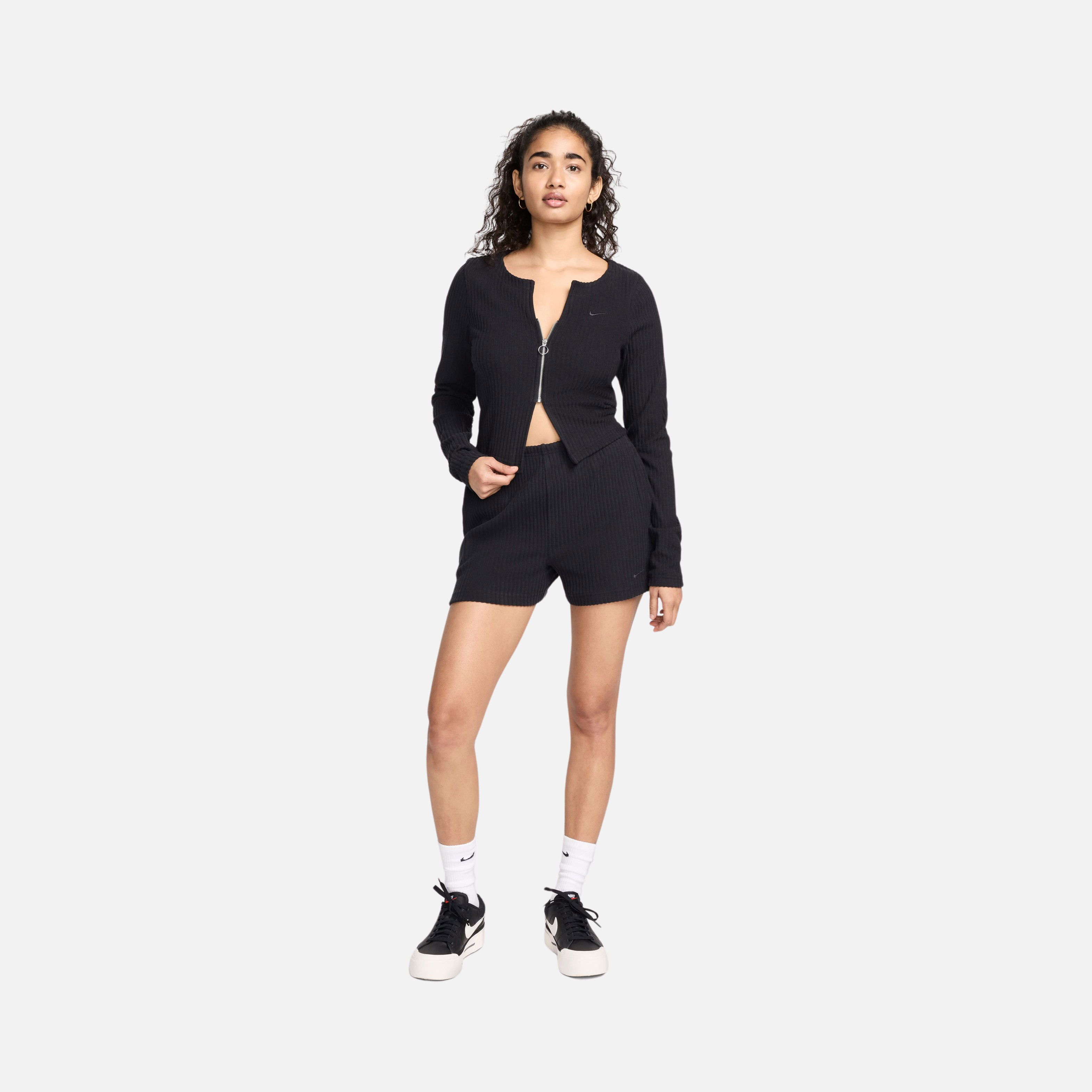 Nike Sportswear Collections Chill Knit Slim Ribbed Cardigan Full-Zip Kadın Ceket