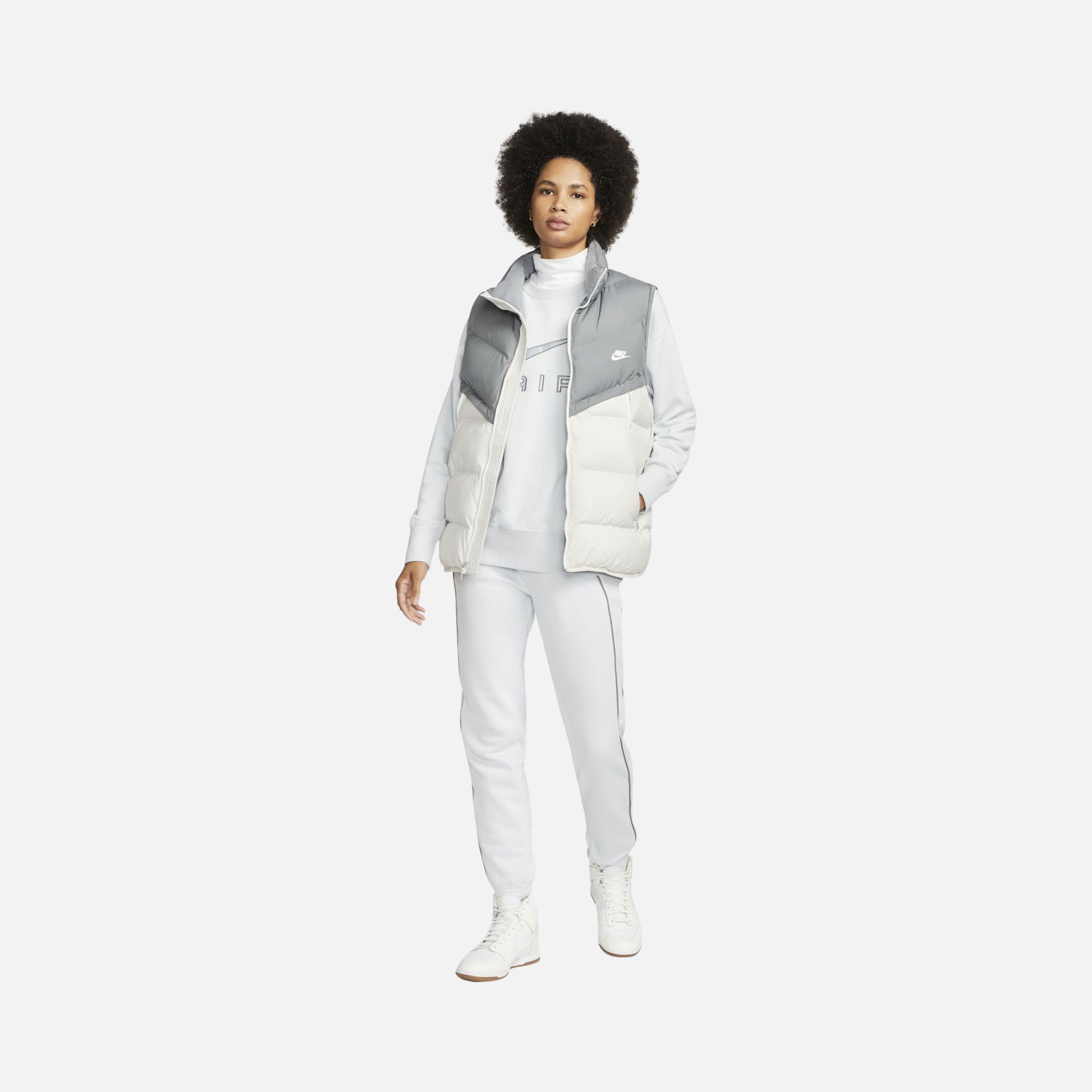 Nike Sportswear Air Mid-Rise Fleece Kadın Eşofman Altı