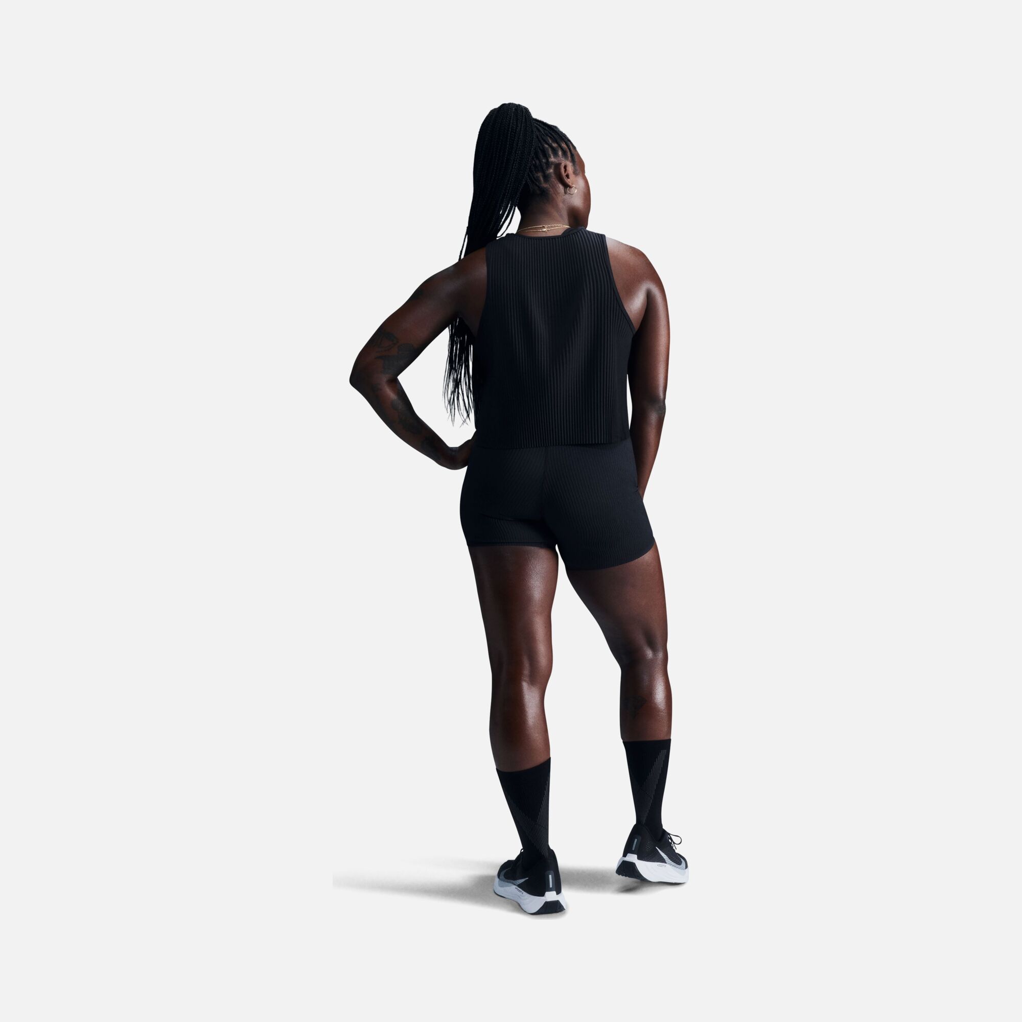 Nike AeroSwift Dri-Fit ADV Cropped Running Kadın Atlet