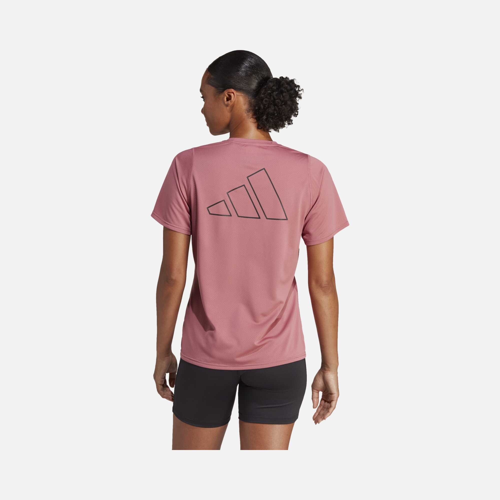 adidas Run Icons AEROREADY Running Short-Sleeve Kadın Tişört
