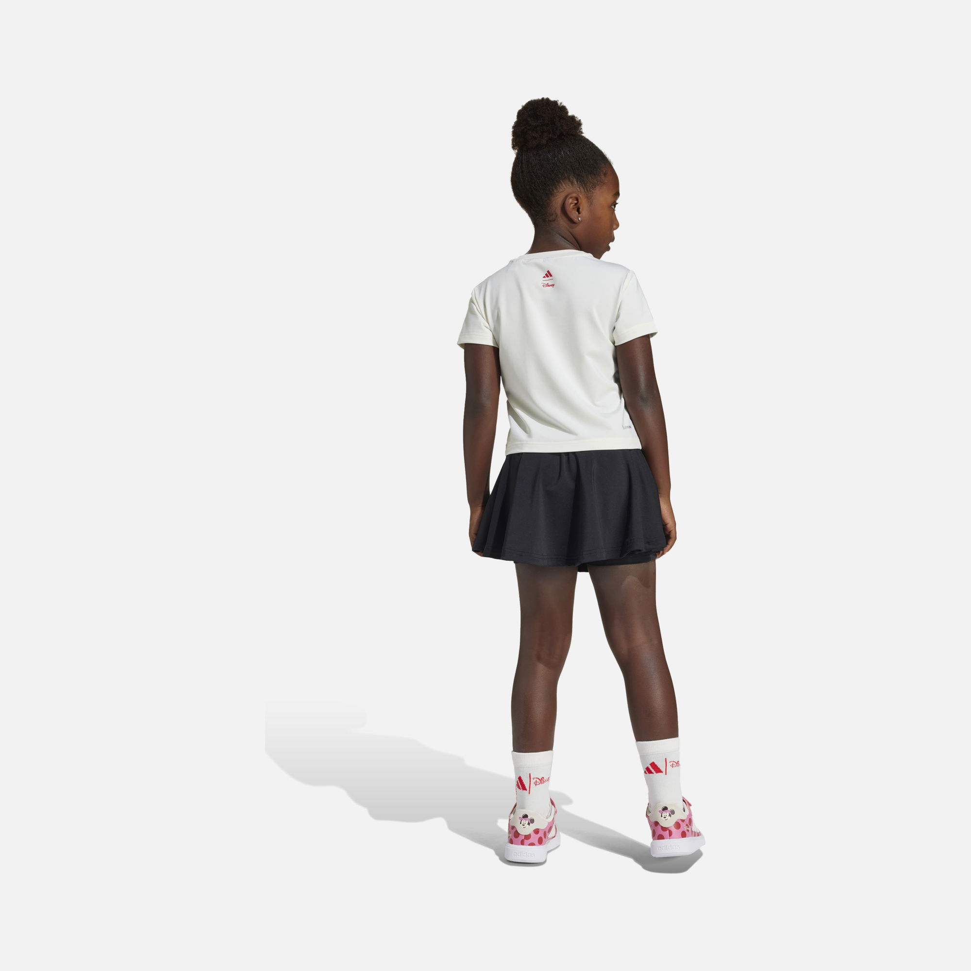 adidas Sportswear Disney's Minnie Mouse Graphic Climacool Graphics Short-Sleeve Tişört&Şort (Girl's) Çocuk Takım