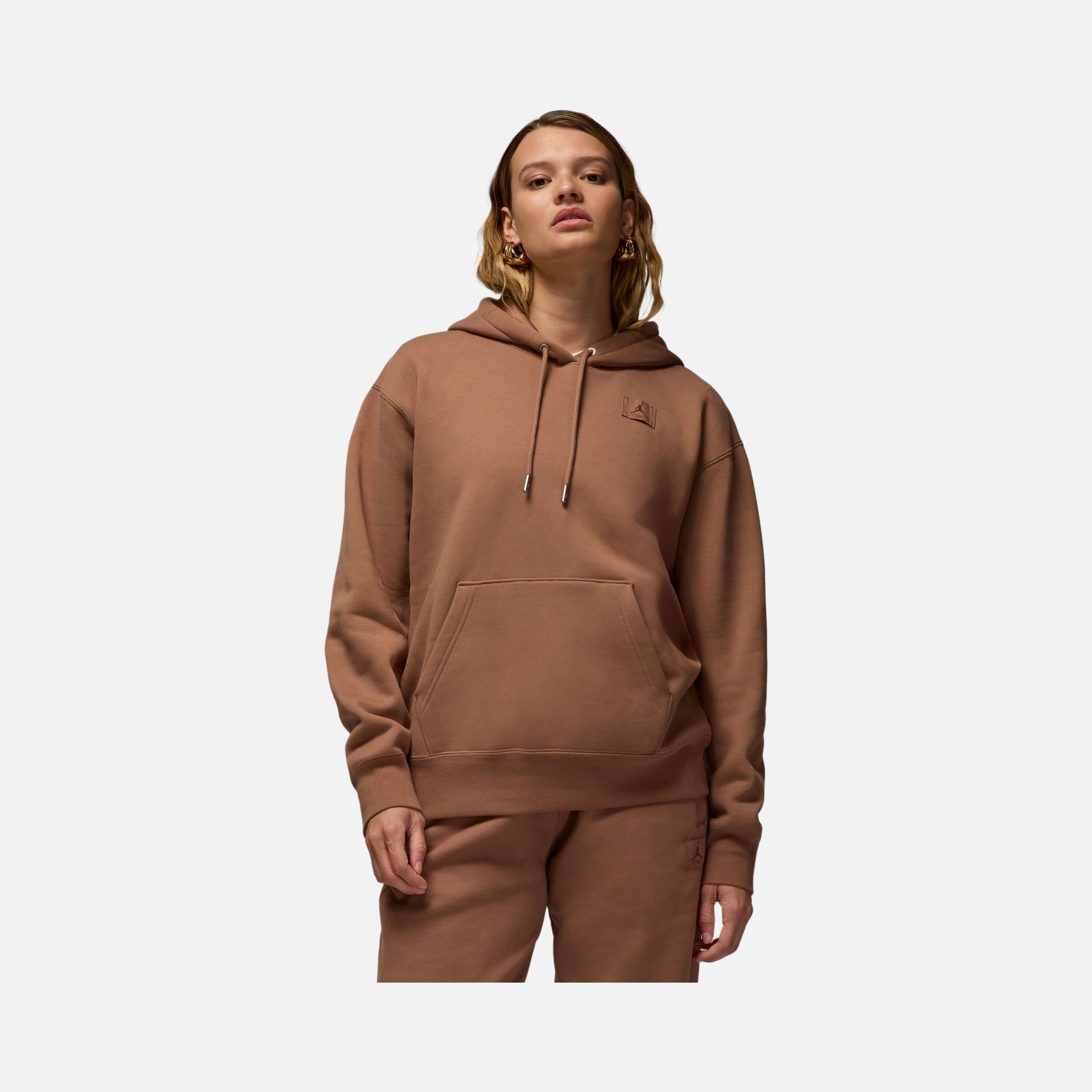 Nike Jordan Flight Fleece Satin Lined Pullover Hoodie Kadın Sweatshirt