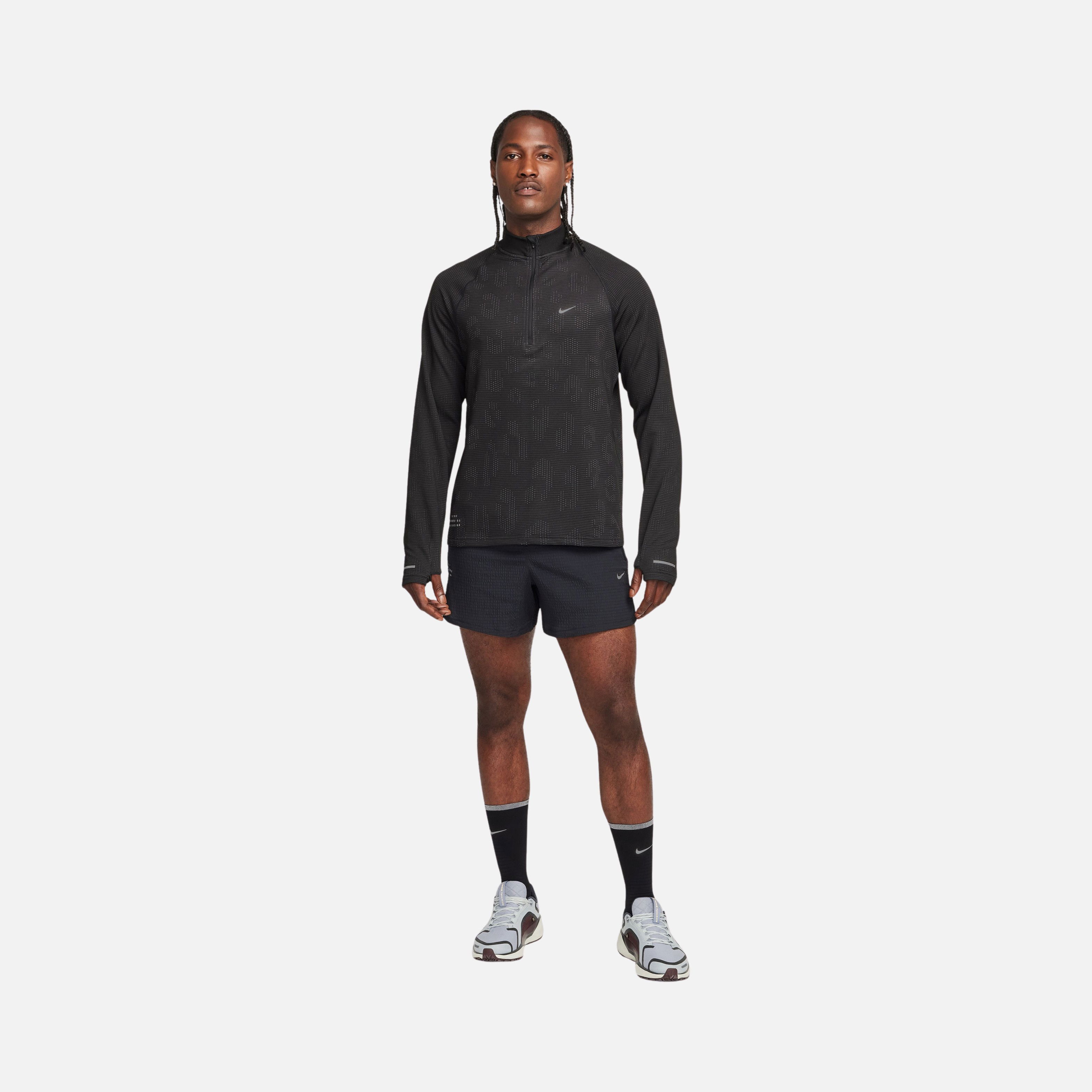 Nike Pinnacle Run Division Water-Repellent 1/2-Zip Running Erkek Tişört