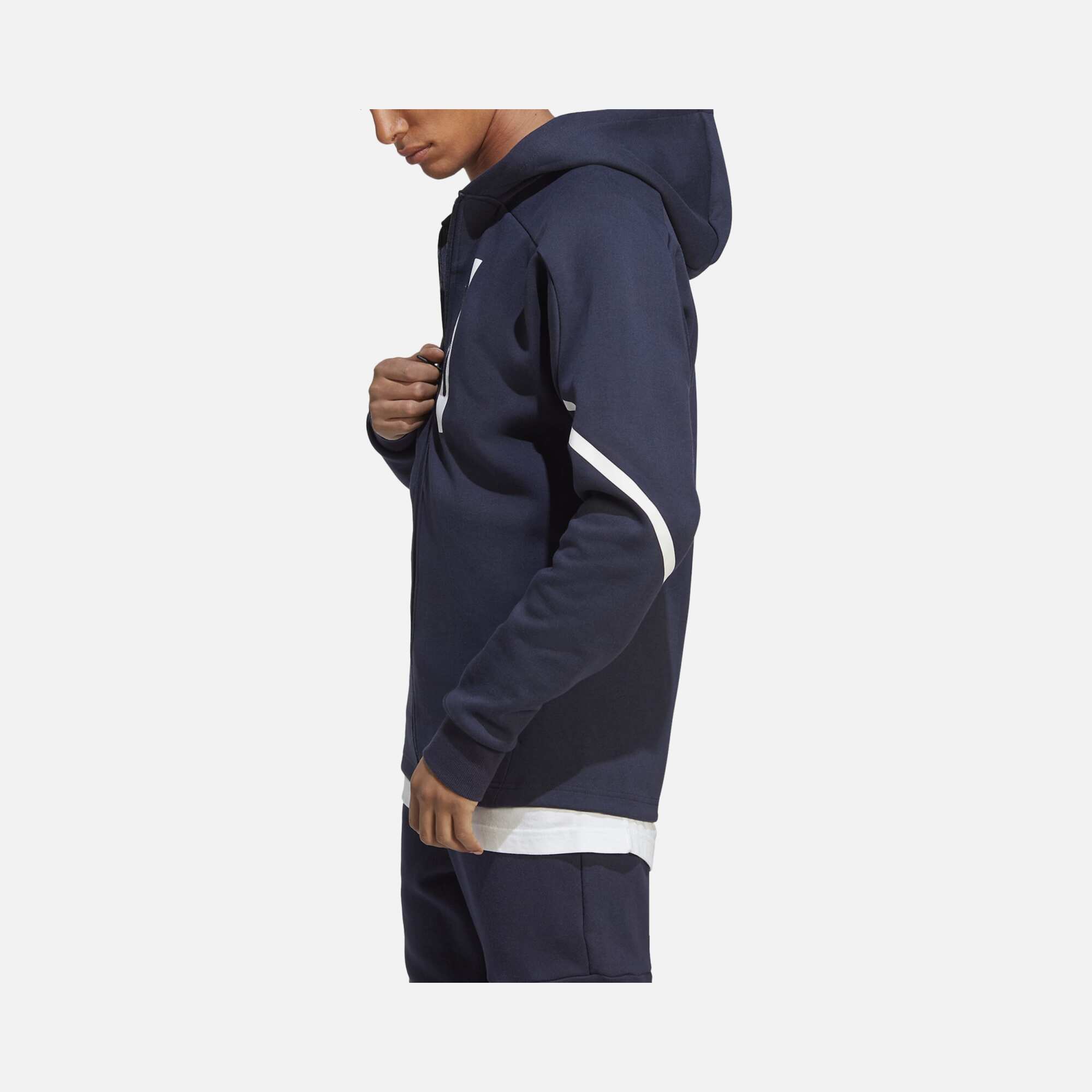 adidas Designed for Gameday Full-Zip Hoodie Training Erkek Sweatshirt