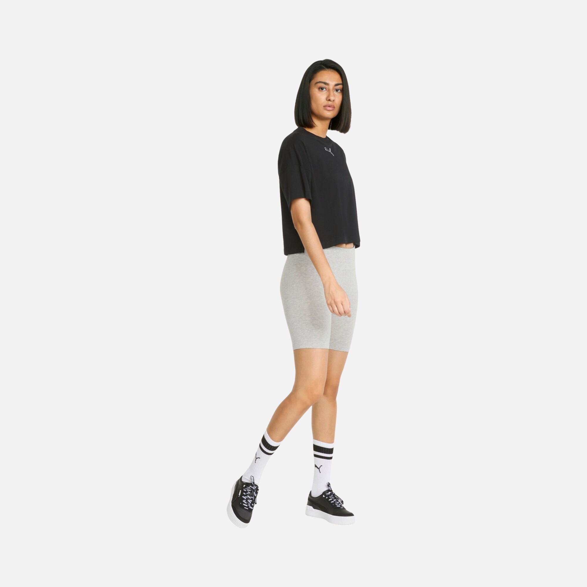 Puma HER Cropped Short-Sleeve Kadın Tişört