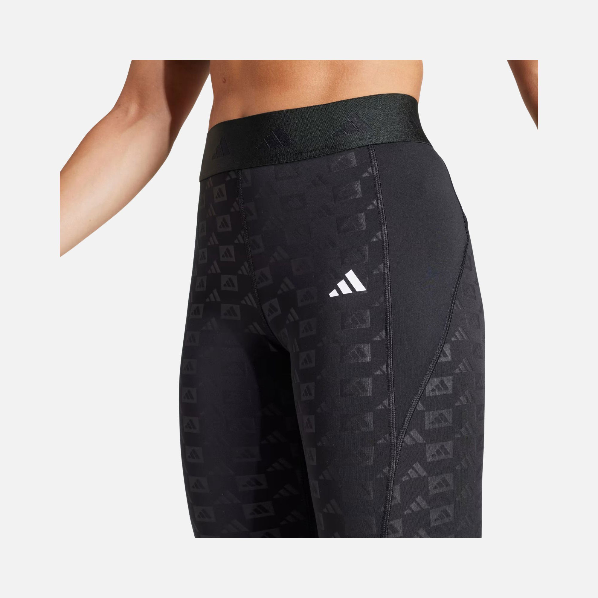 adidas Hyperglam Full-Length Emboss Training Kadın Tayt