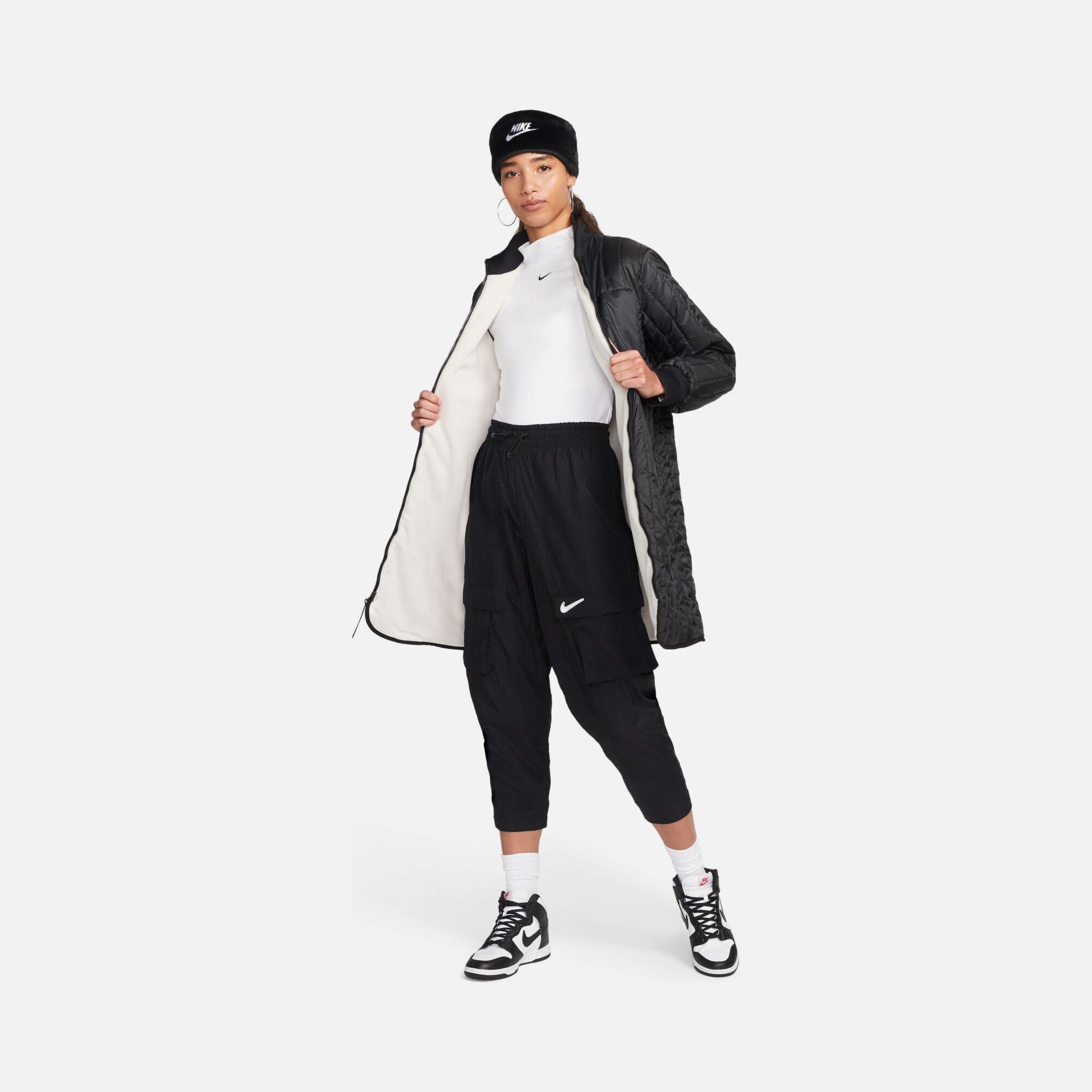 Nike Sportswear Therma-Fit Tech Pack Quilted Full-Zip Kadın Ceket