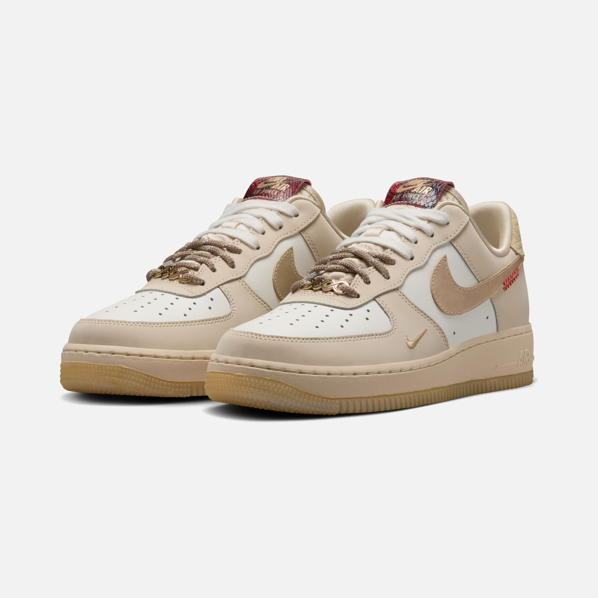 Nike Air Force 1 '07 ''Design Details Imitating a Coiled Snake'' Kadın Spor Ayakkabı