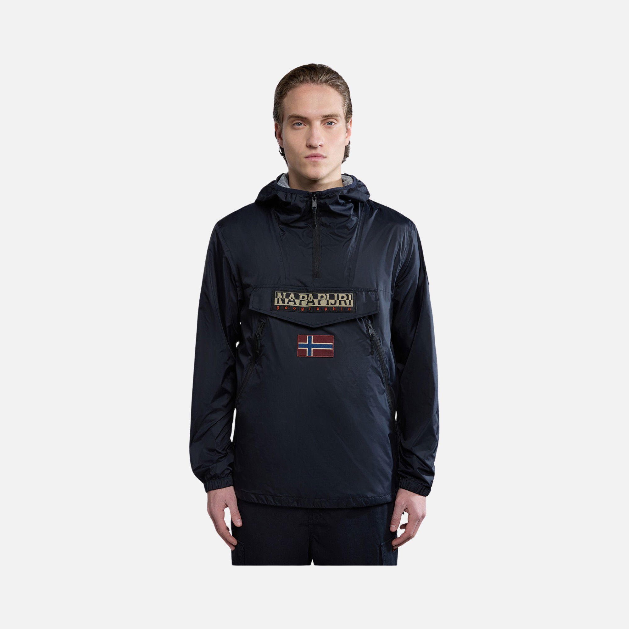 Napapijri Rainforest WB Pocket Winter Lined Half-Zip Hoodie Erkek Ceket
