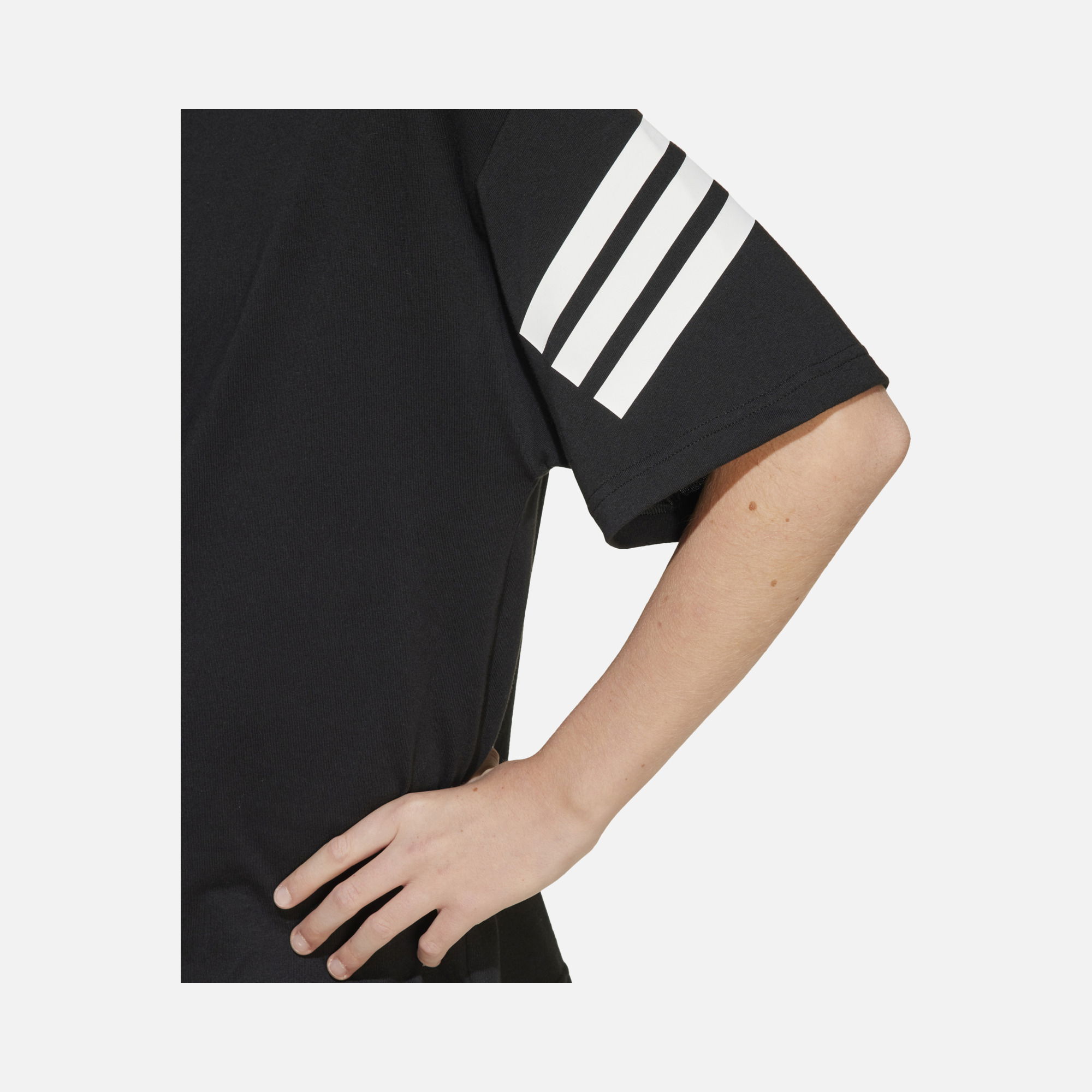 adidas Sportswear Future Icons 3-Stripes & 3-Bar Logo Detail Short-Sleeve Çocuk Tişört