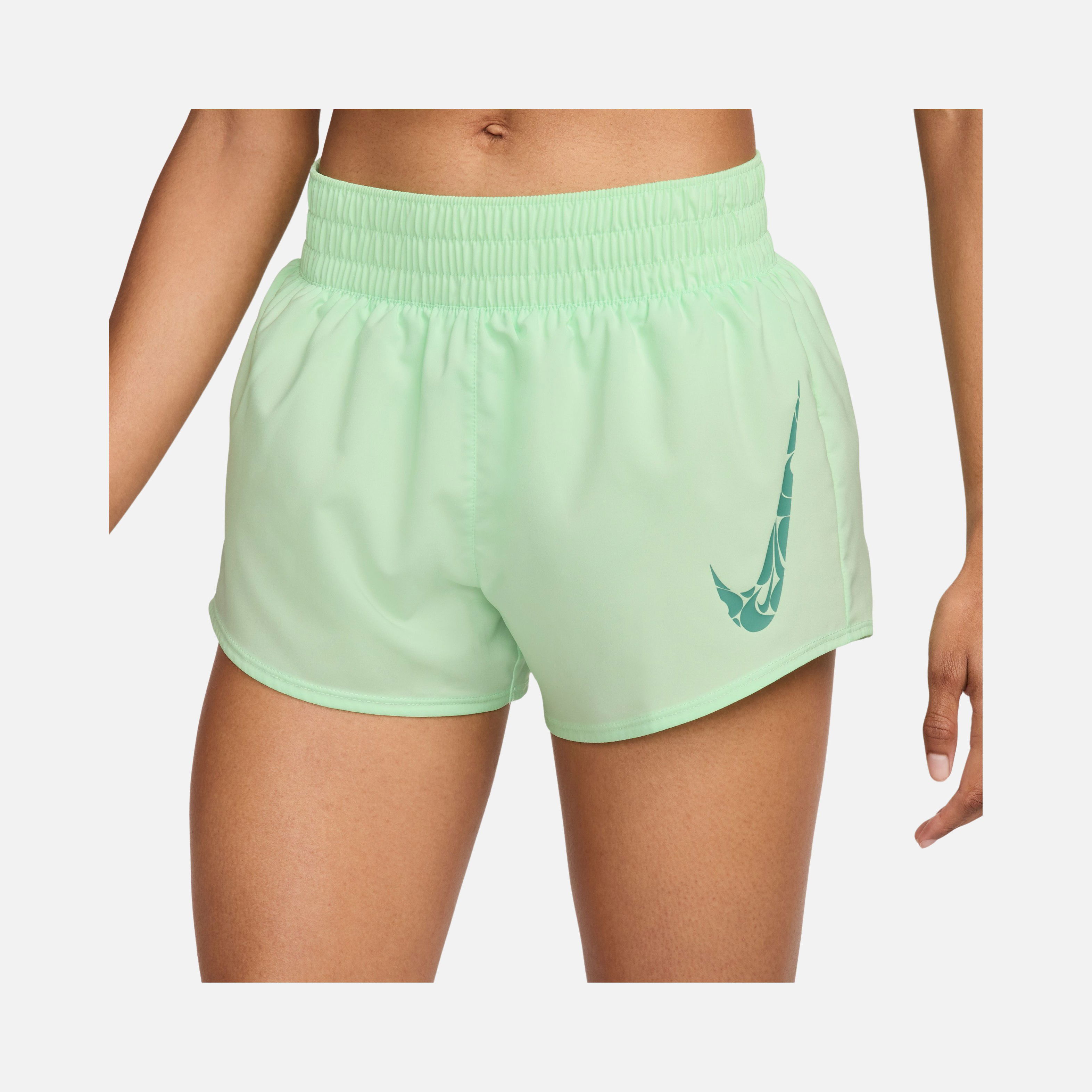 Nike One Swoosh Dri-Fit Mid-Rise 8cm (approx.) Brief-Lined Running Kadın Şort