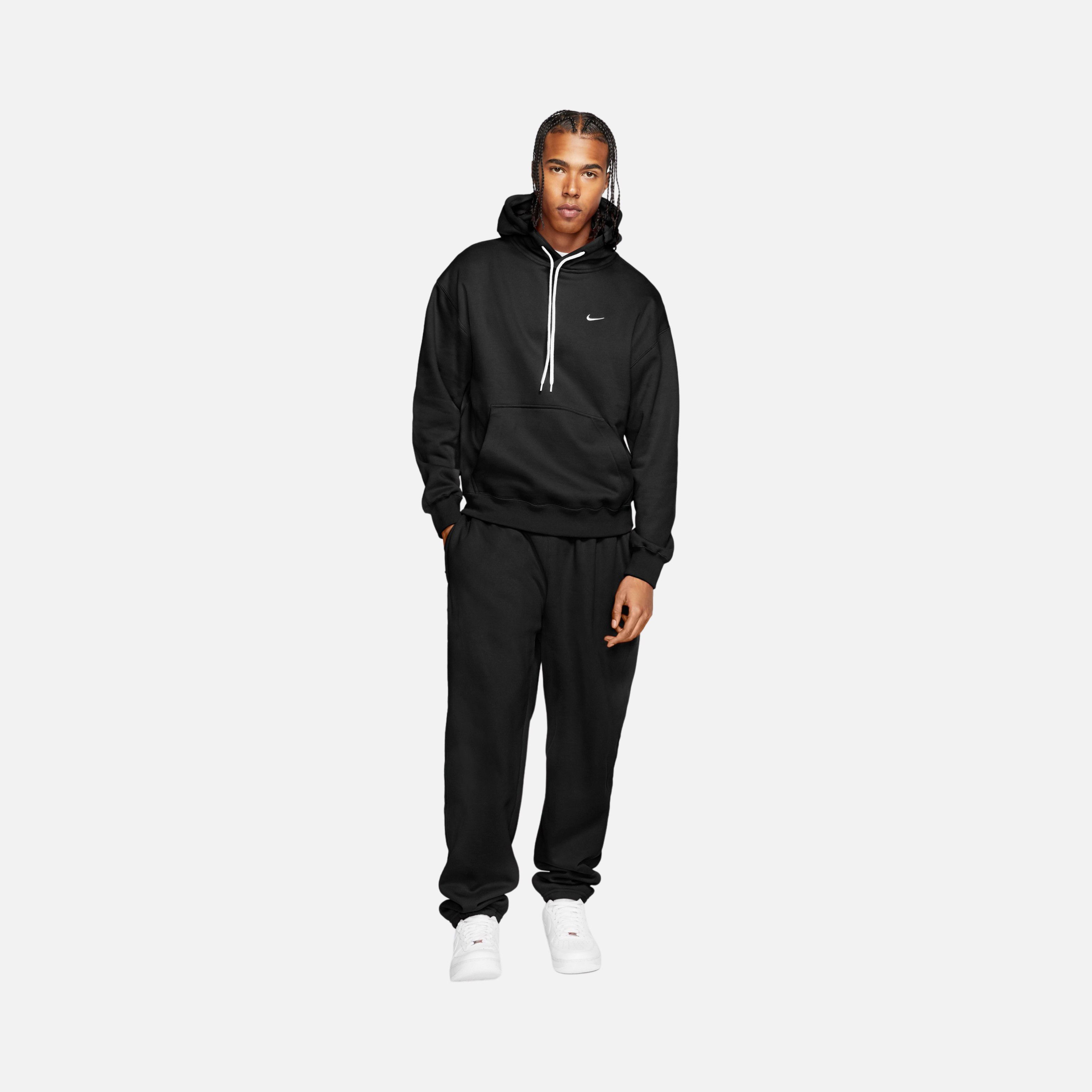 Nike Sportswear Solo Swoosh Fleece Heavyweight Hoodie Erkek Sweatshirt
