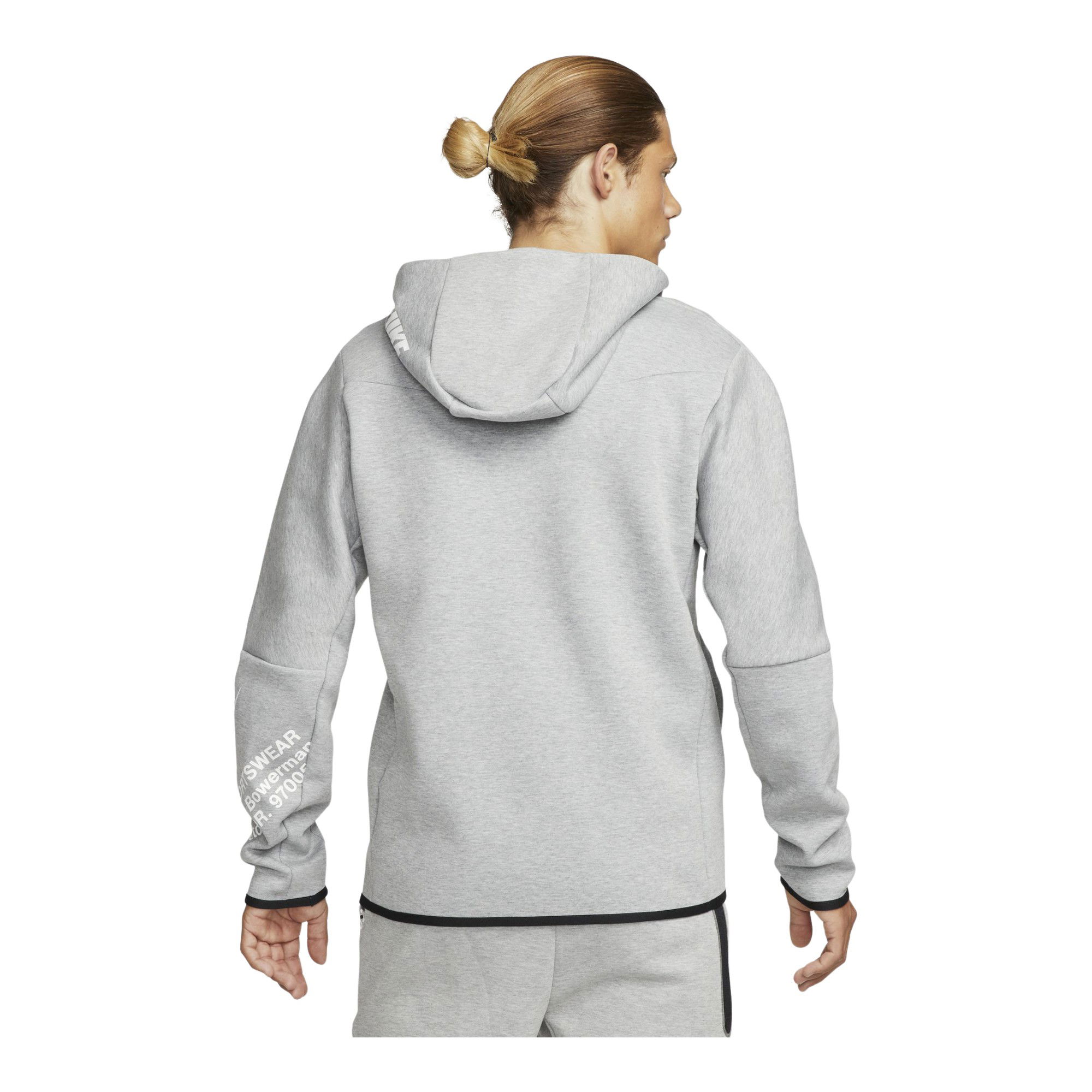 Nike Sportswear Tech Fleece Windrunner Graphic Color Block Full-Zip Hoodie Erkek Sweatshirt