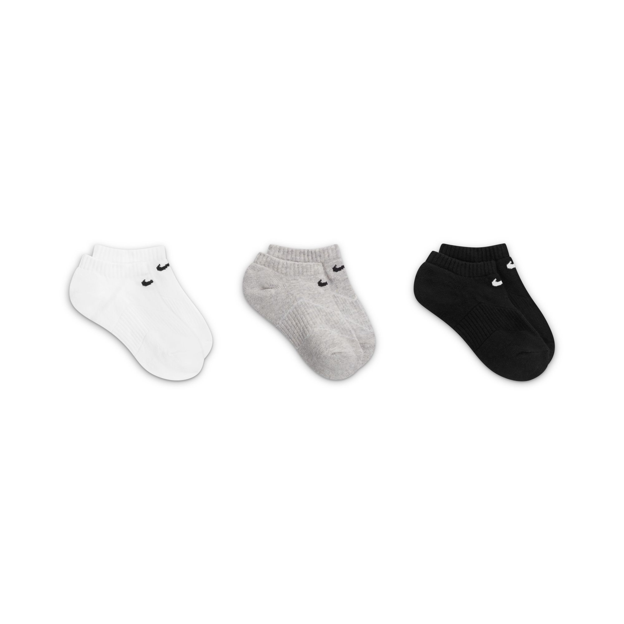 Nike Sportswear Cotton Cushioned No-Show (3 Pairs) Çocuk Çorap