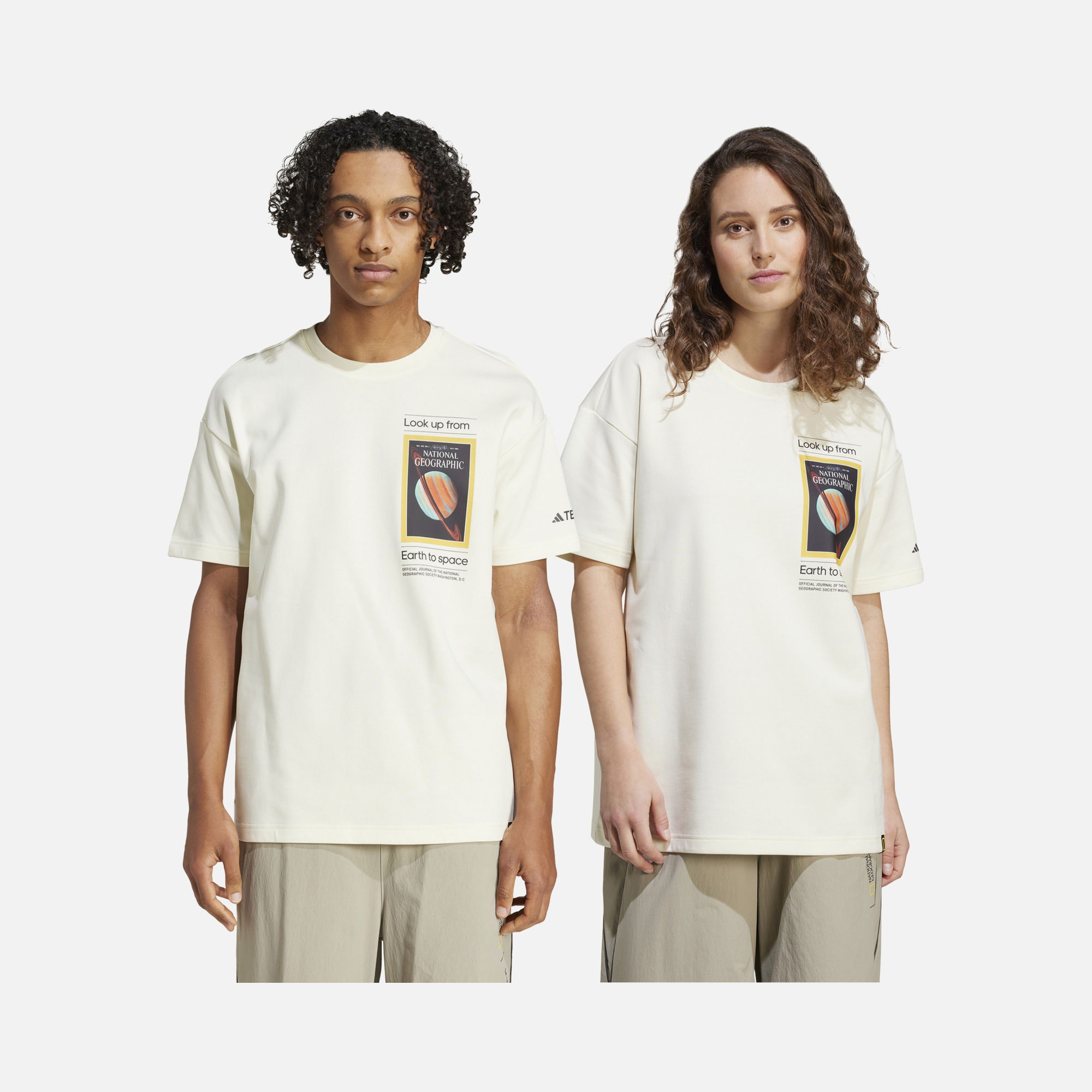 adidas Terrex Look Up From Earth ''National Geographic'' Hiking Short-Sleeve Erkek Tişört
