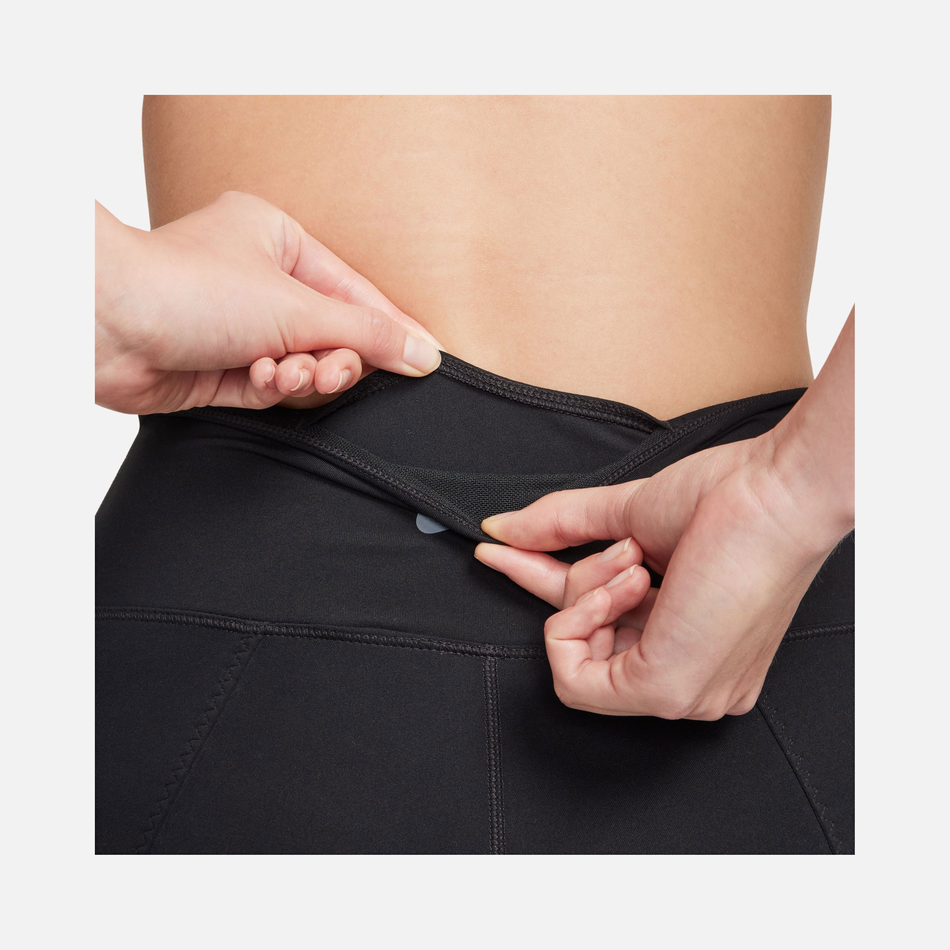Nike One High-Waisted Full-Length Split-Hem Training Kadın Tayt