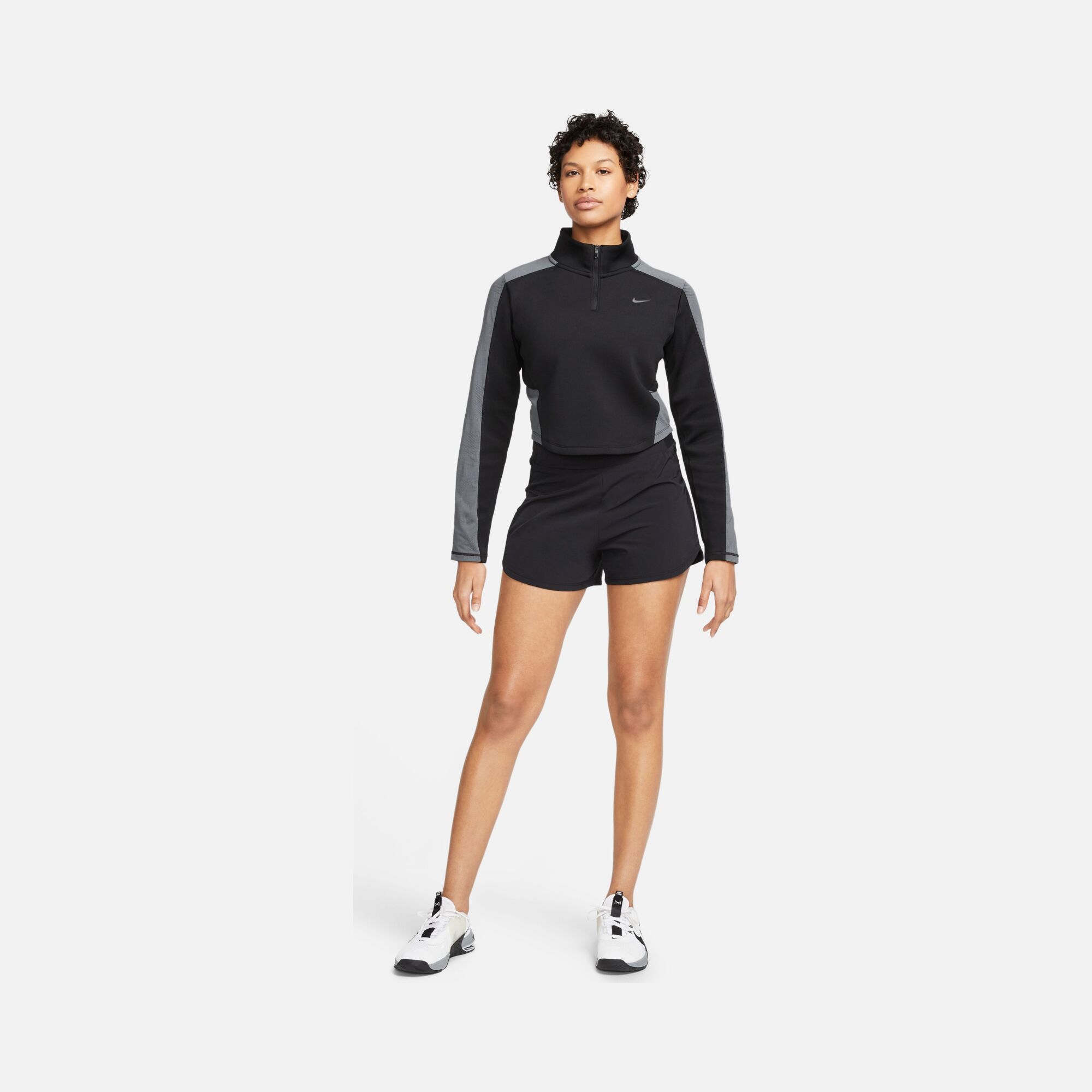 Nike Dri-Fit Fitness High-Waisted 3" Brief-Lined Training Kadın Şort
