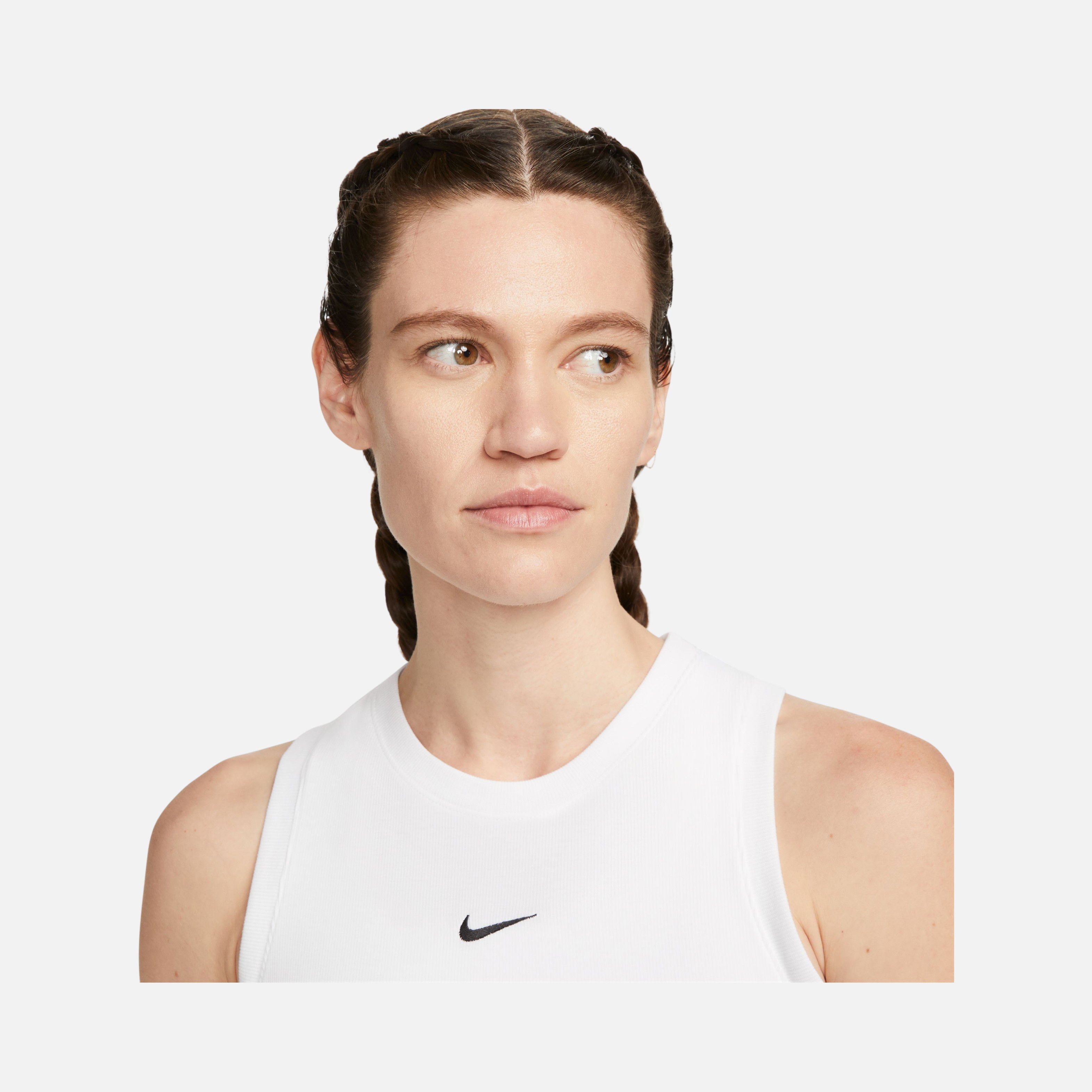 Nike Sportswear Chill Knit Tight Cropped Mini-Rib Kadın Atlet