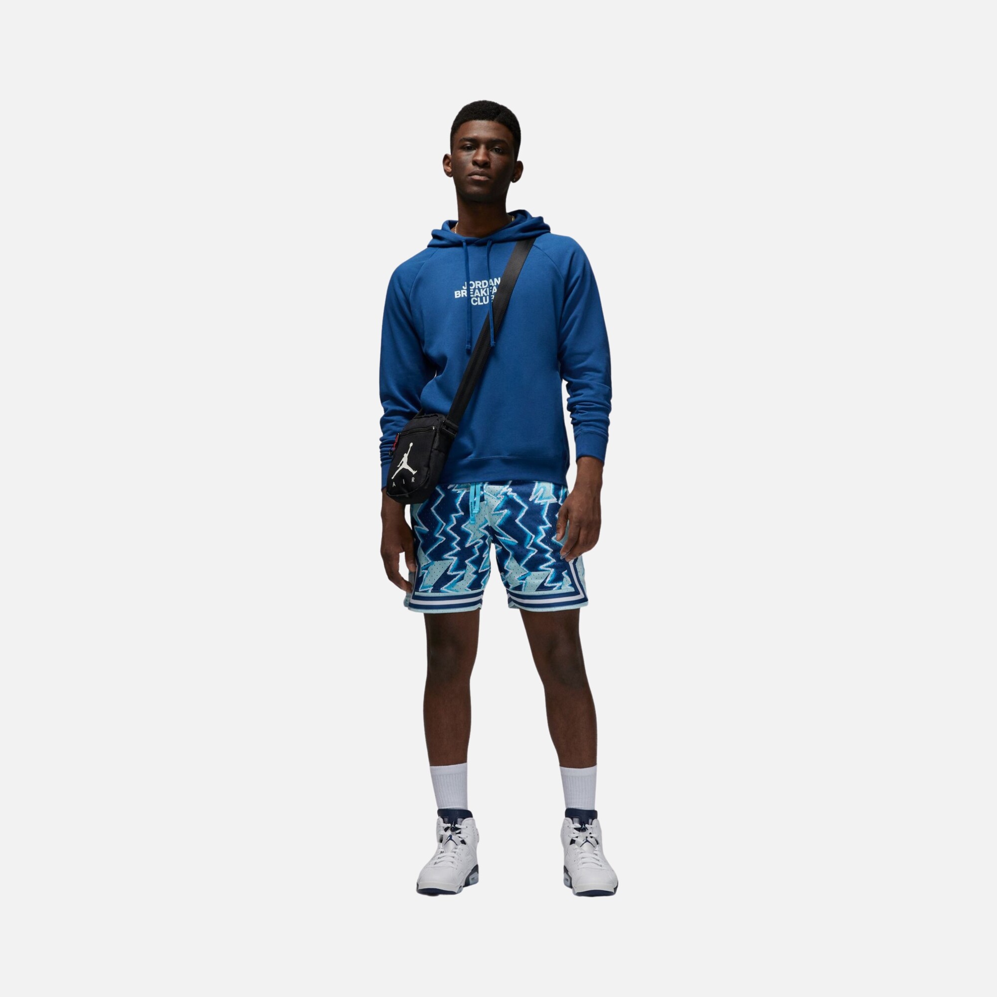 Nike Jordan Dri-Fit Sport Breakfast Club Graphic Fleece Hoodie Erkek Sweatshirt