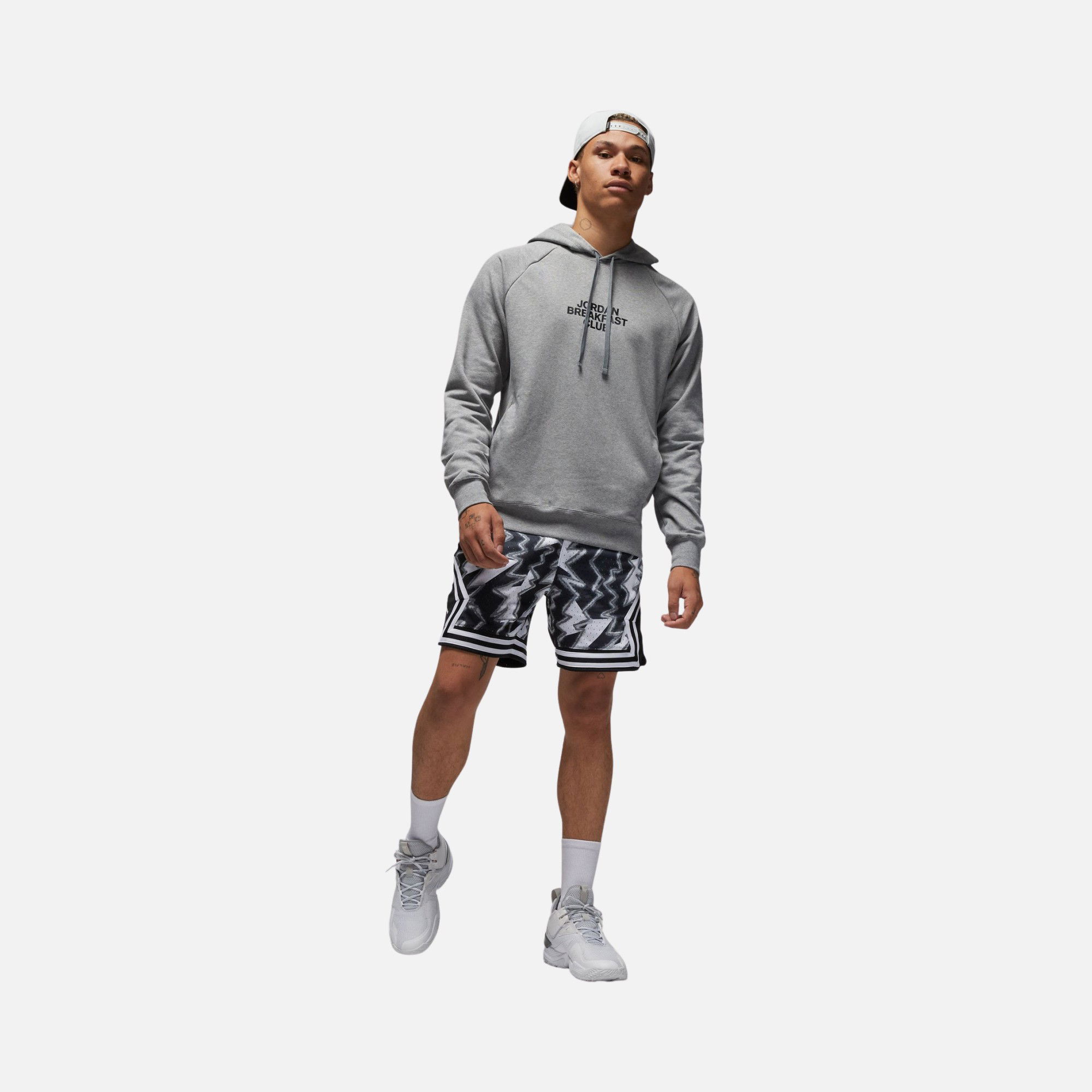 Nike Jordan Dri-Fit Sport Breakfast Club Graphic Fleece Hoodie Erkek Sweatshirt