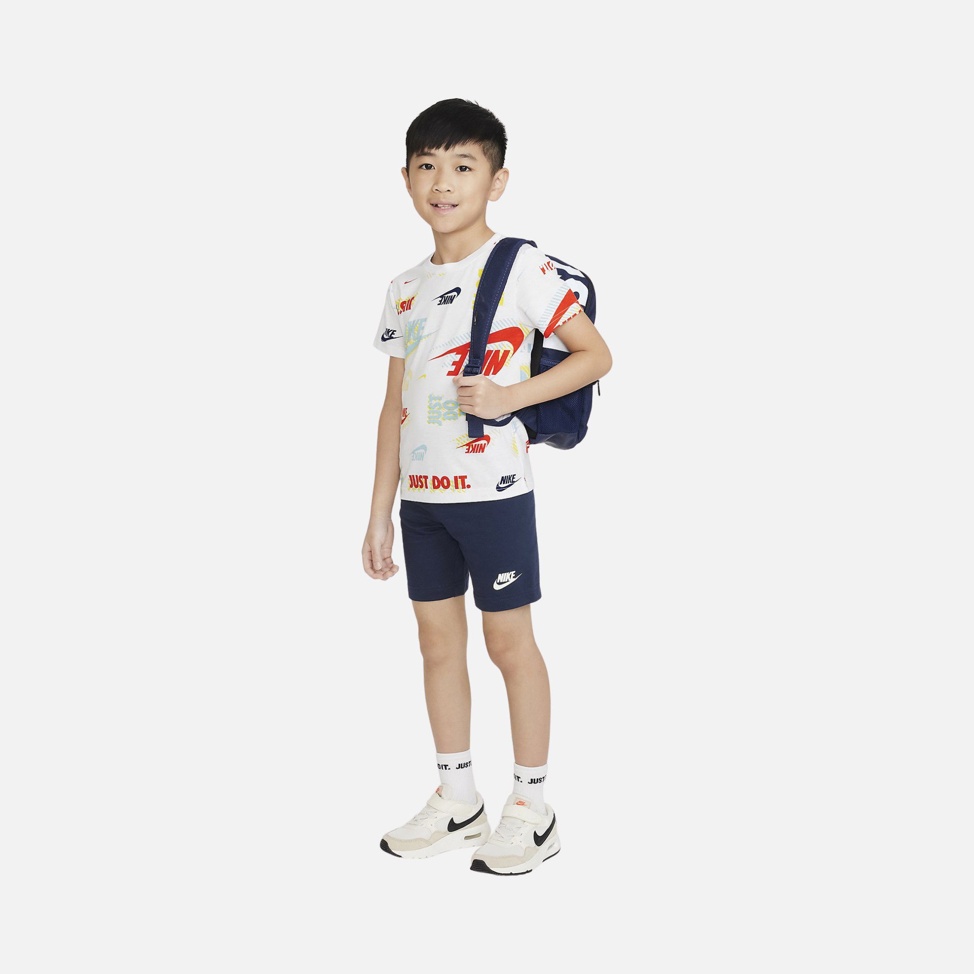 Nike Sportswear Active Joy Short-Sleeve Tişört&Şort (Boys') Çocuk Takım