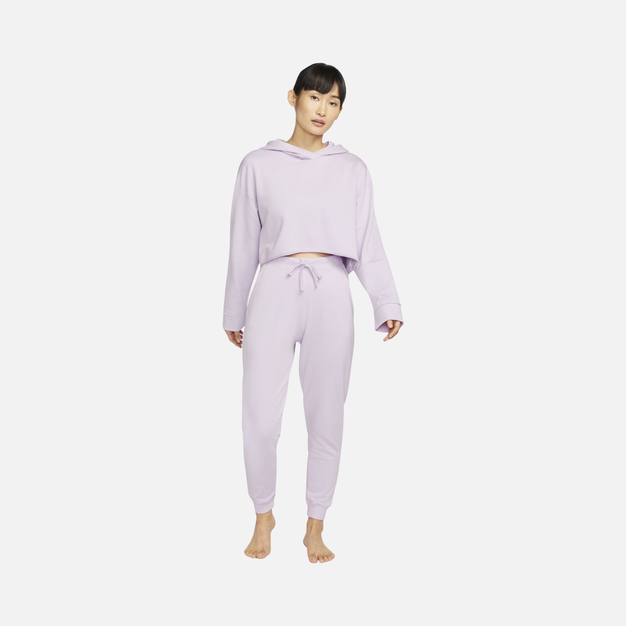 Nike Yoga Luxe Cropped Fleece Training Hoodie Kadın Sweatshirt