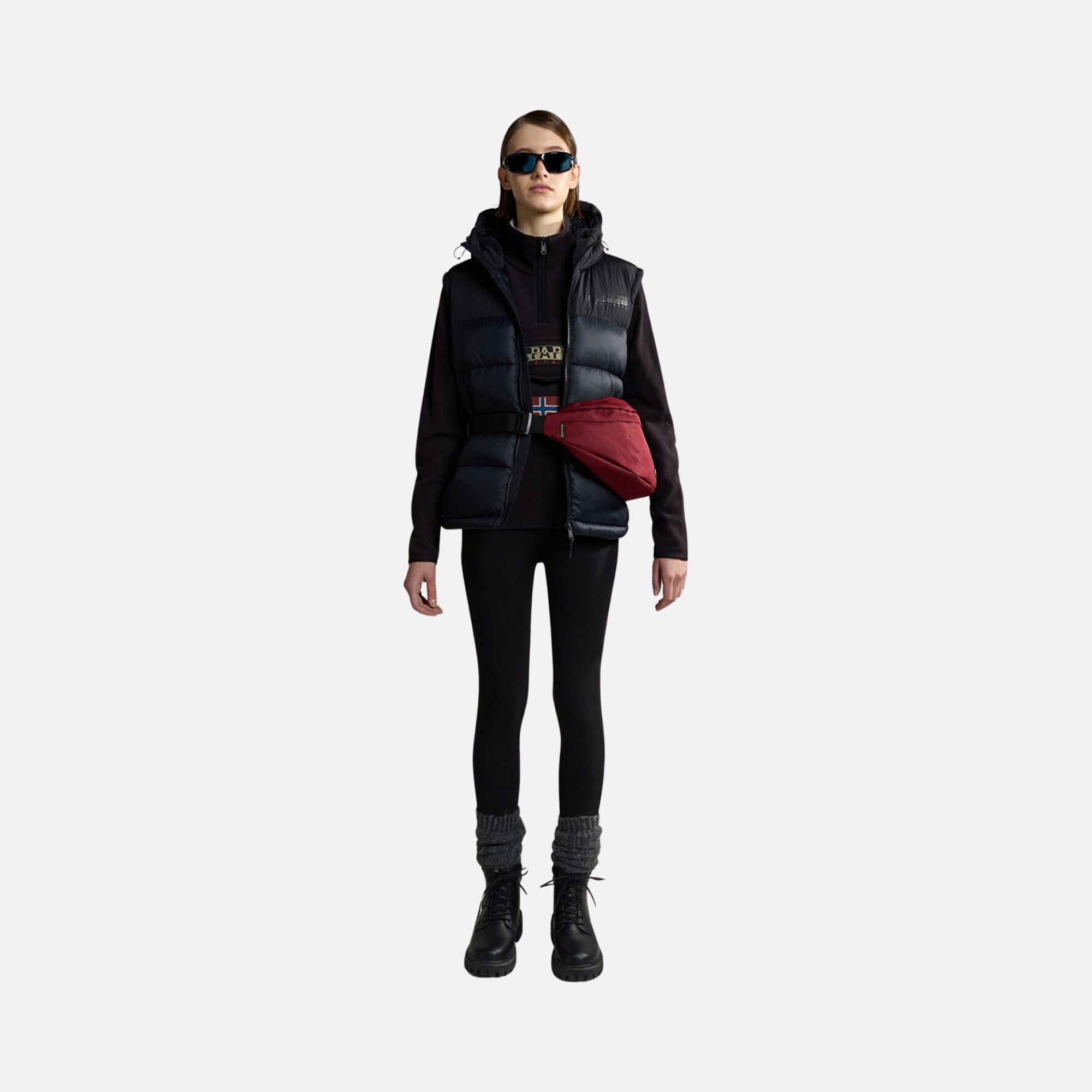 Napapijri Sportswear Burgee Half-Zip Erkek Sweatshirt