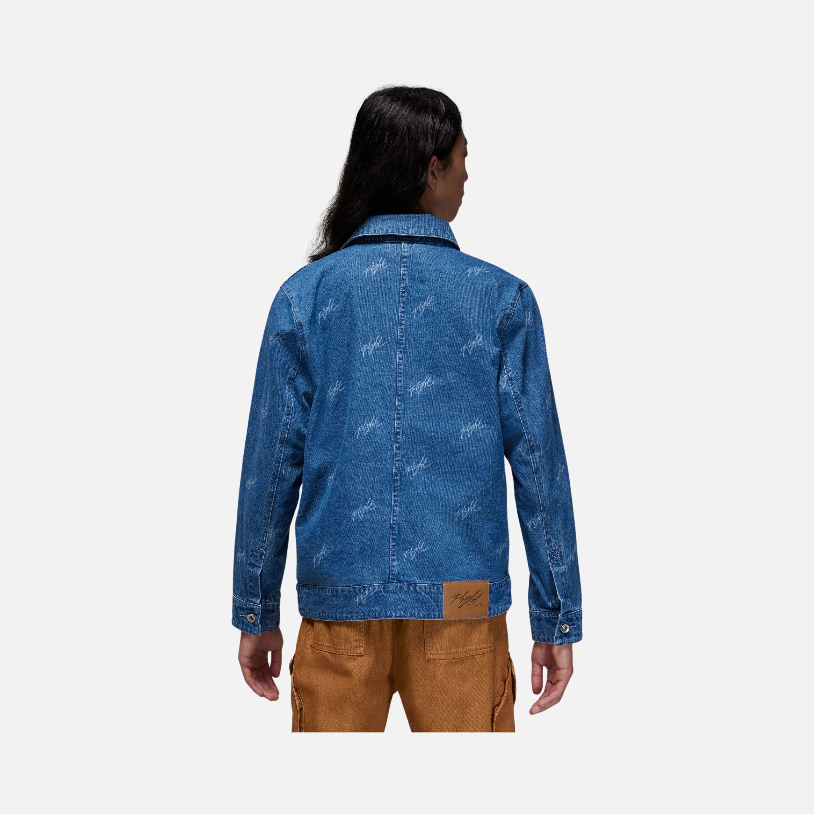Nike Jordan Flight Heritage Denim Full Buttoned Erkek Ceket