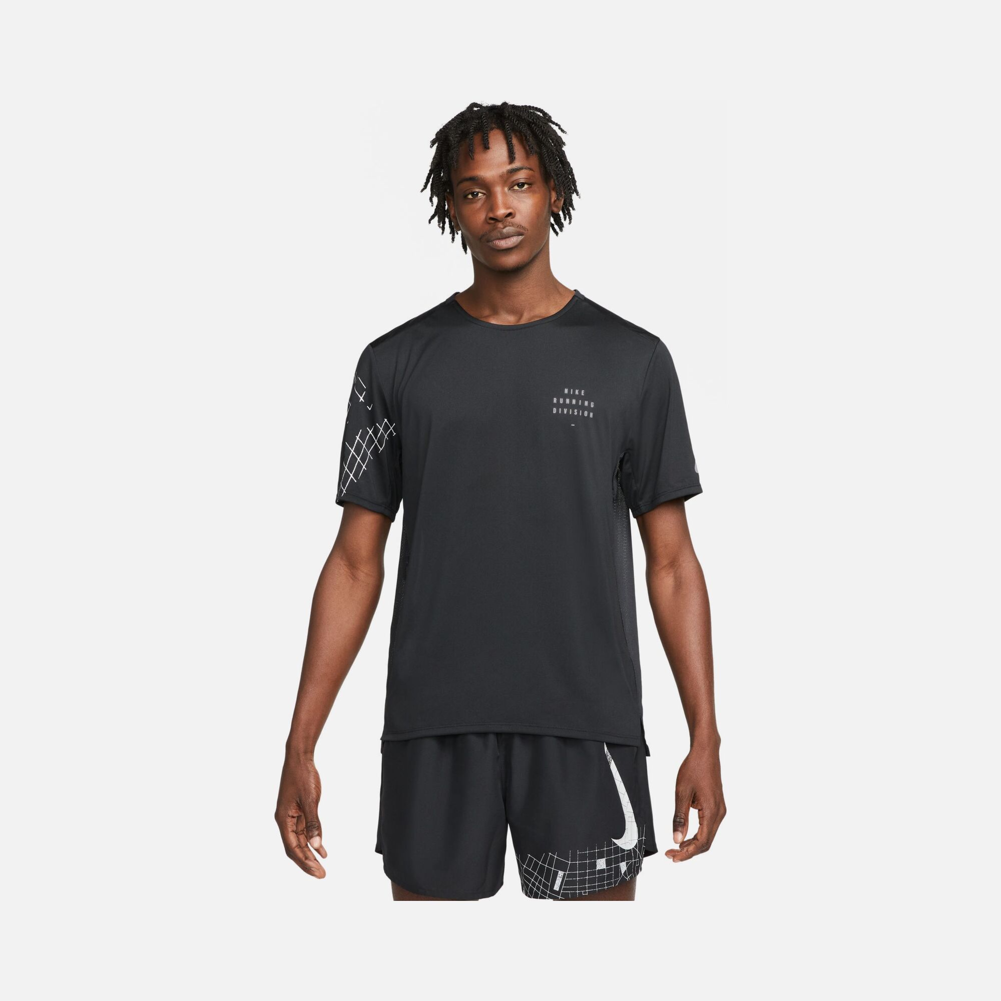 Nike Dri-Fit Run Division Rise 365 Flash Running Short-Sleeve Erkek Tişört