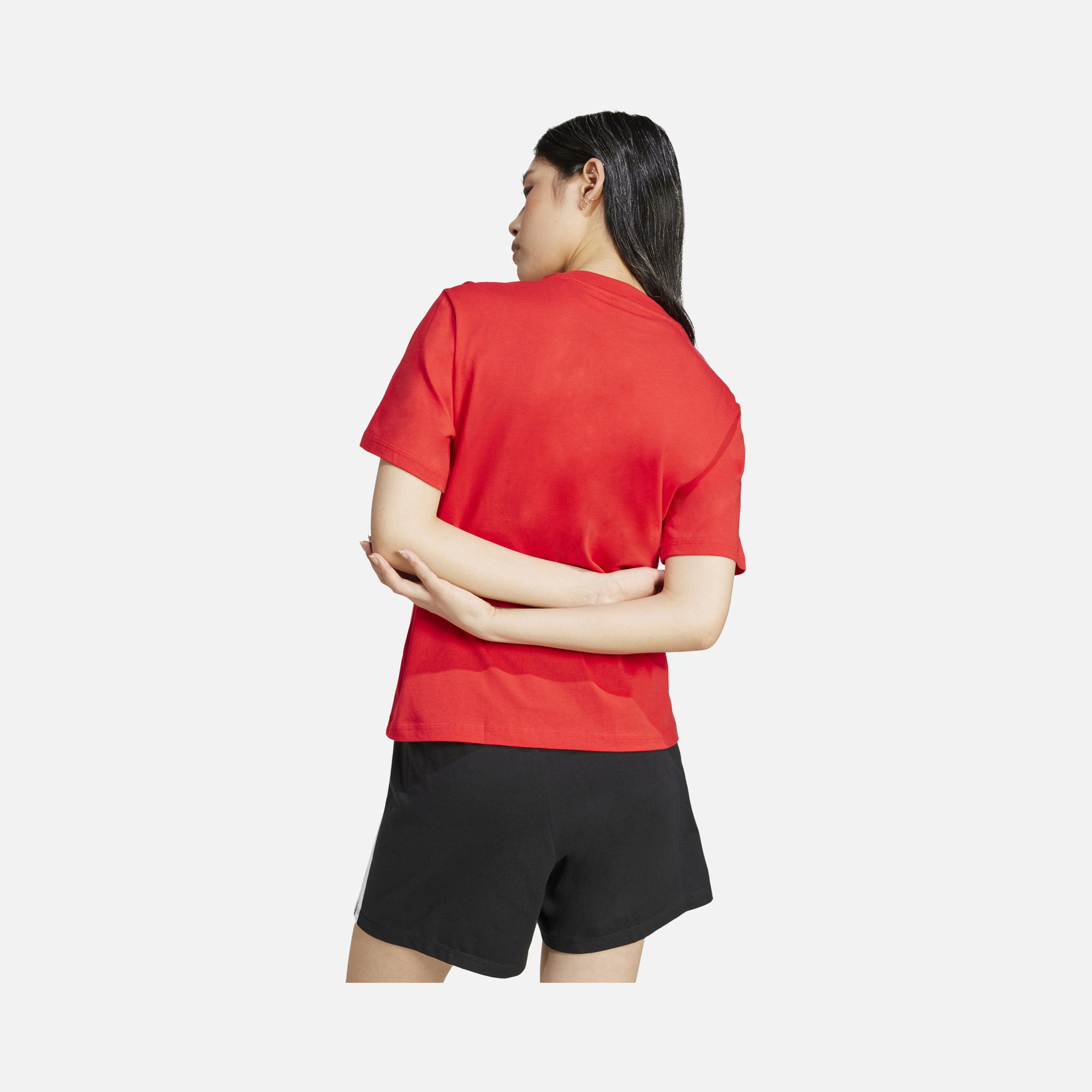 adidas Sportswear Essentials Small Logo Cotton Crew Neck Short-Sleeve Kadın Tişört