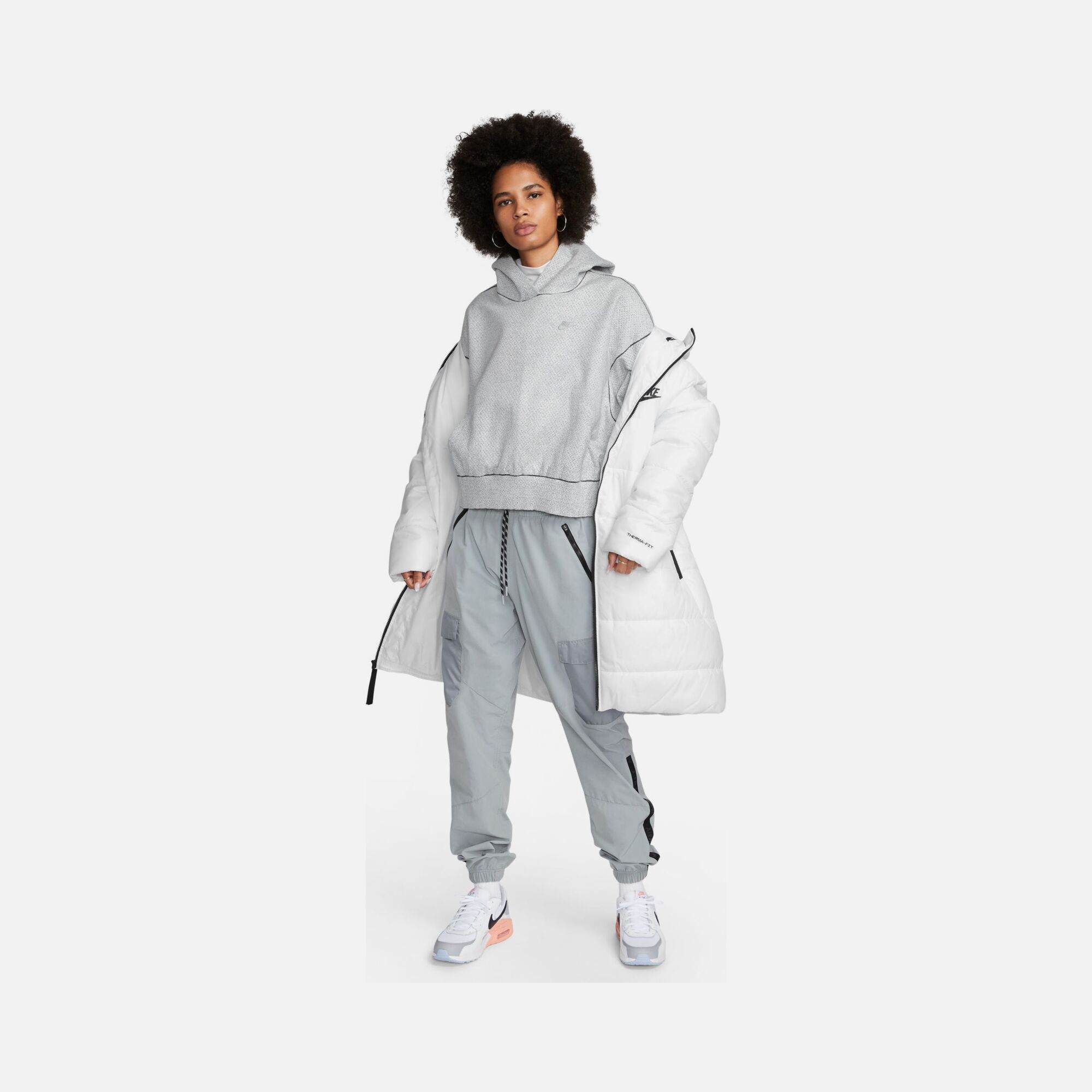 Nike Sportswear Therma-Fit ADV Cropped Hoodie Kadın Sweatshirt