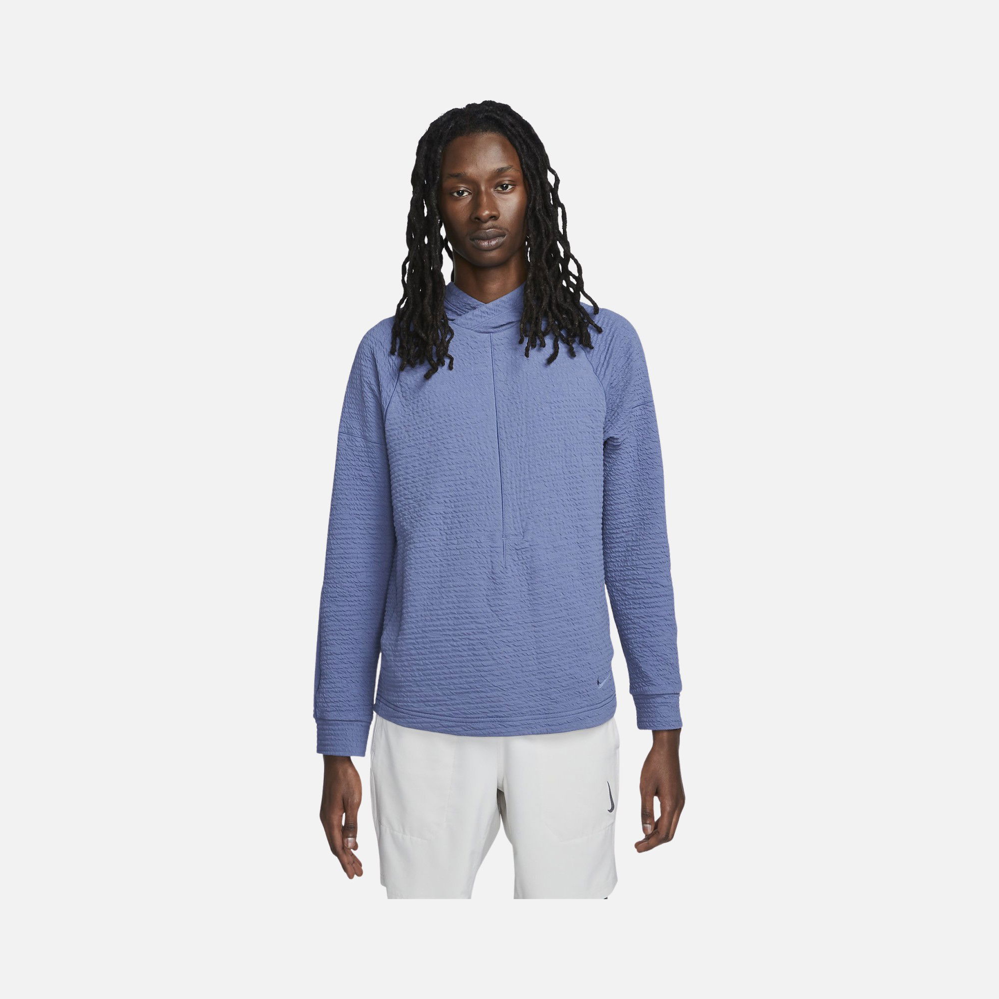 Nike Yoga Dri-Fit Texture Pullover Hoodie Erkek Sweatshirt