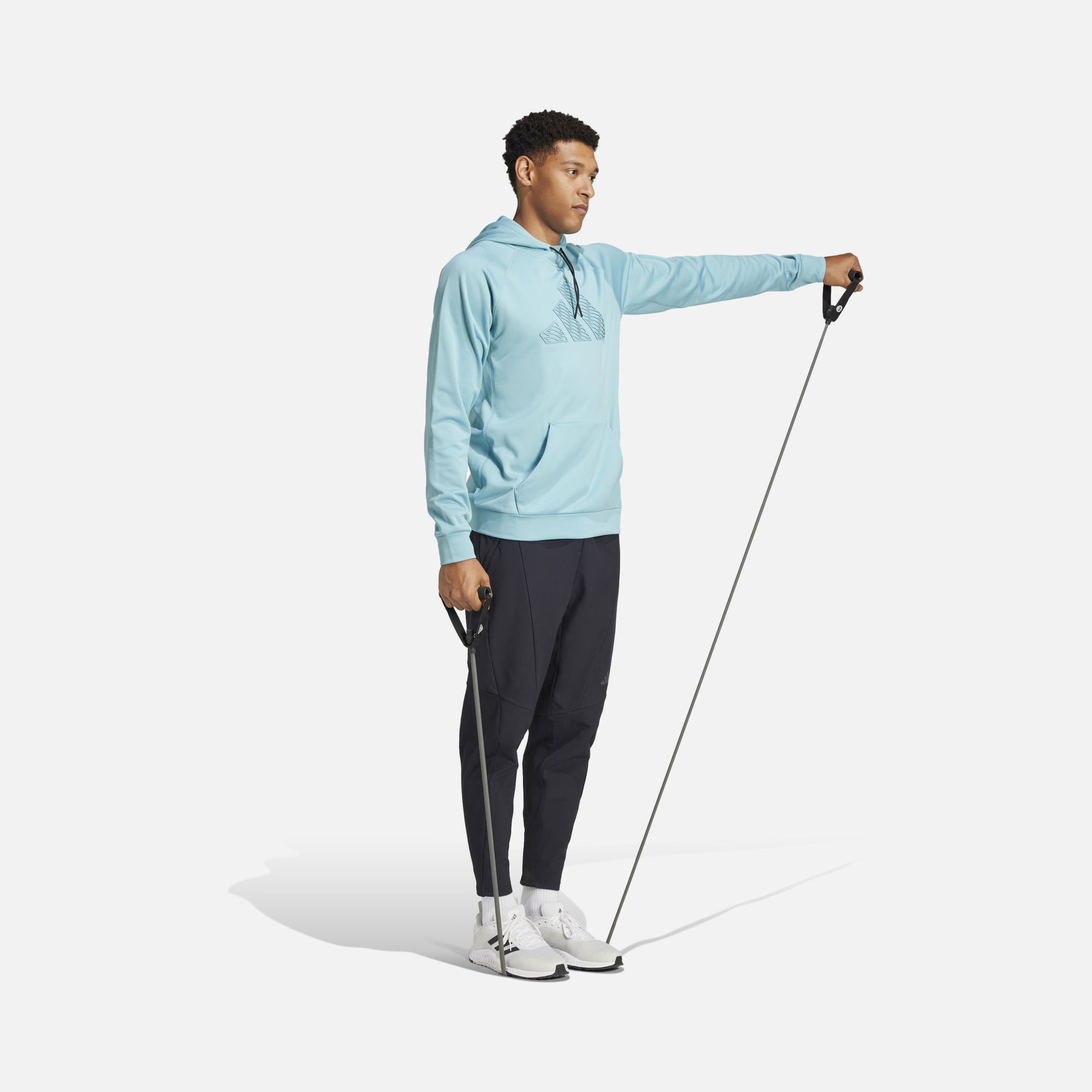 adidas AEROREADY Game & Go BL Training Hoodie Erkek Sweatshirt